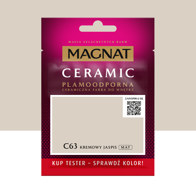 Tester farby Magnat Ceramic Kremowy jaspis 30 ml