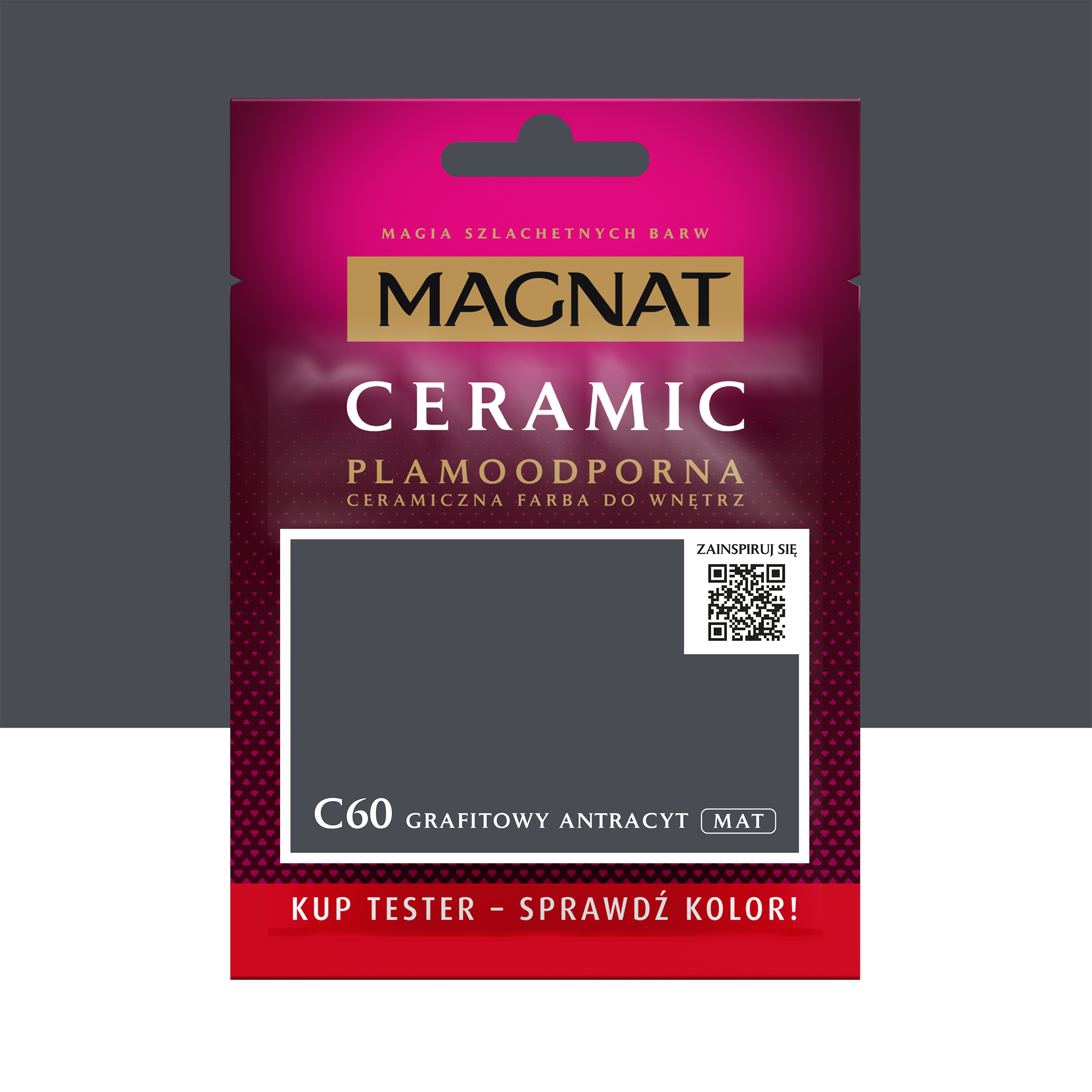 Tester farby Magnat Ceramic Grafitowy antracyt 30 ml
