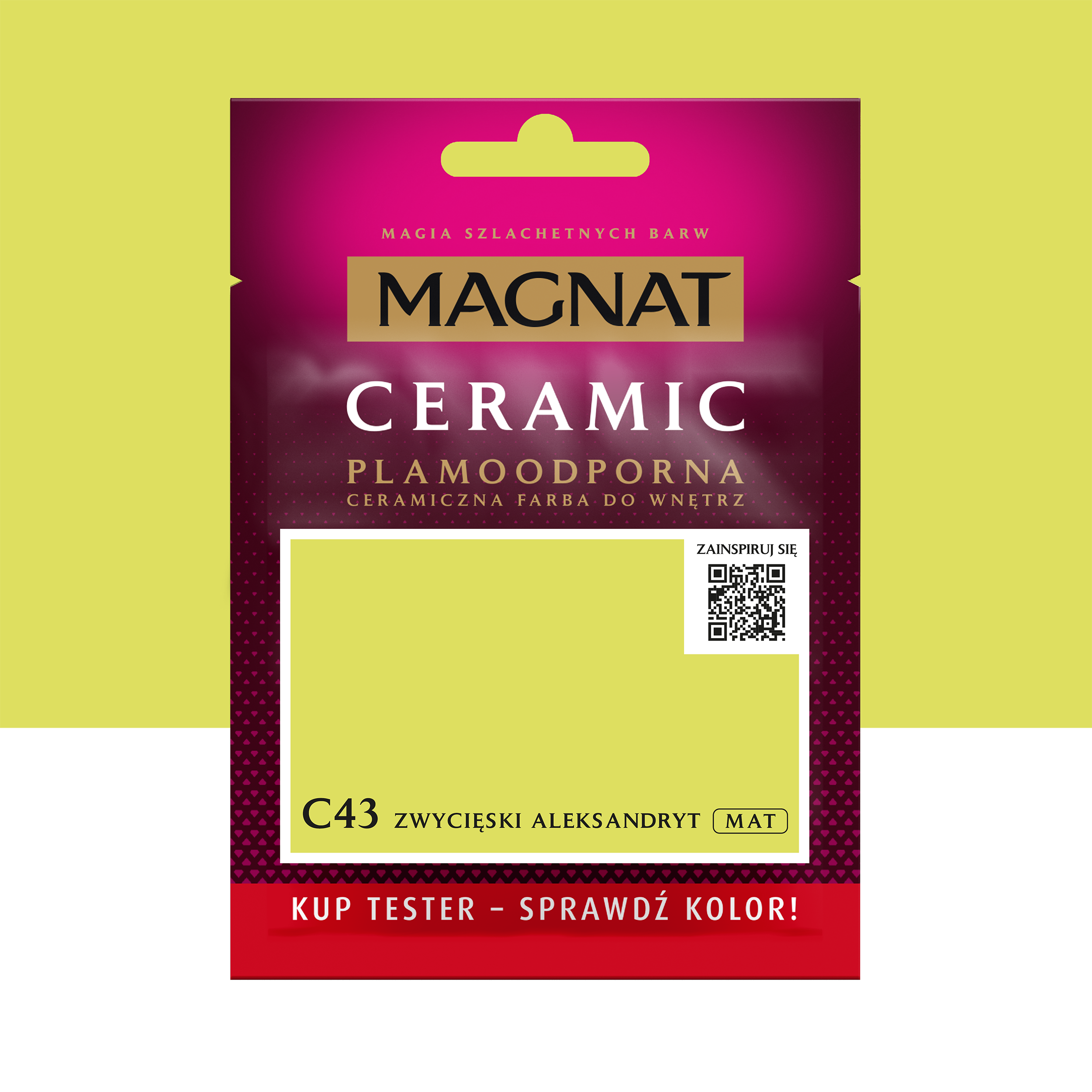 Tester farby Magnat Ceramic Zwycięski aleksandryt 30 ml