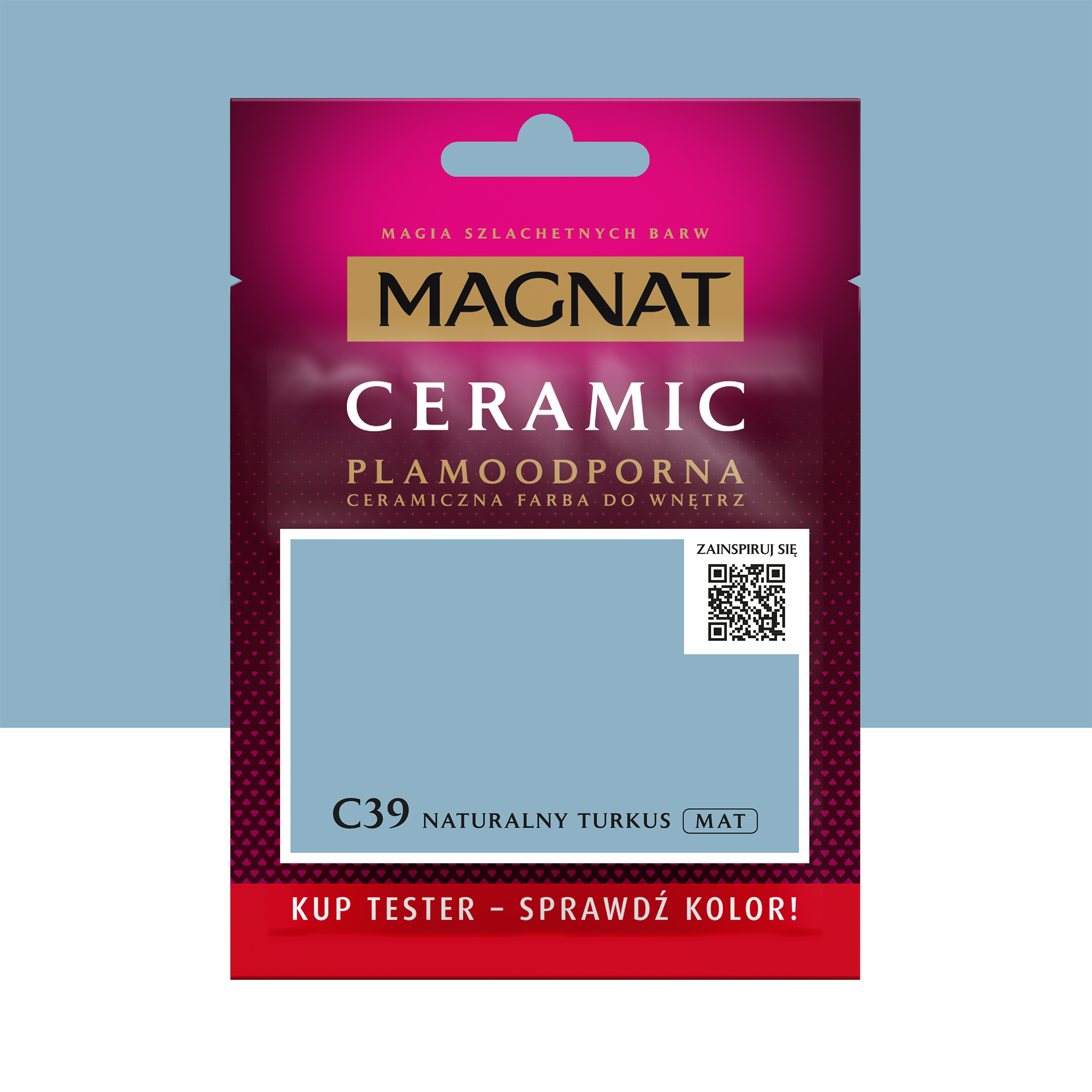 Tester farby Magnat Ceramic Naturalny turkus 30 ml