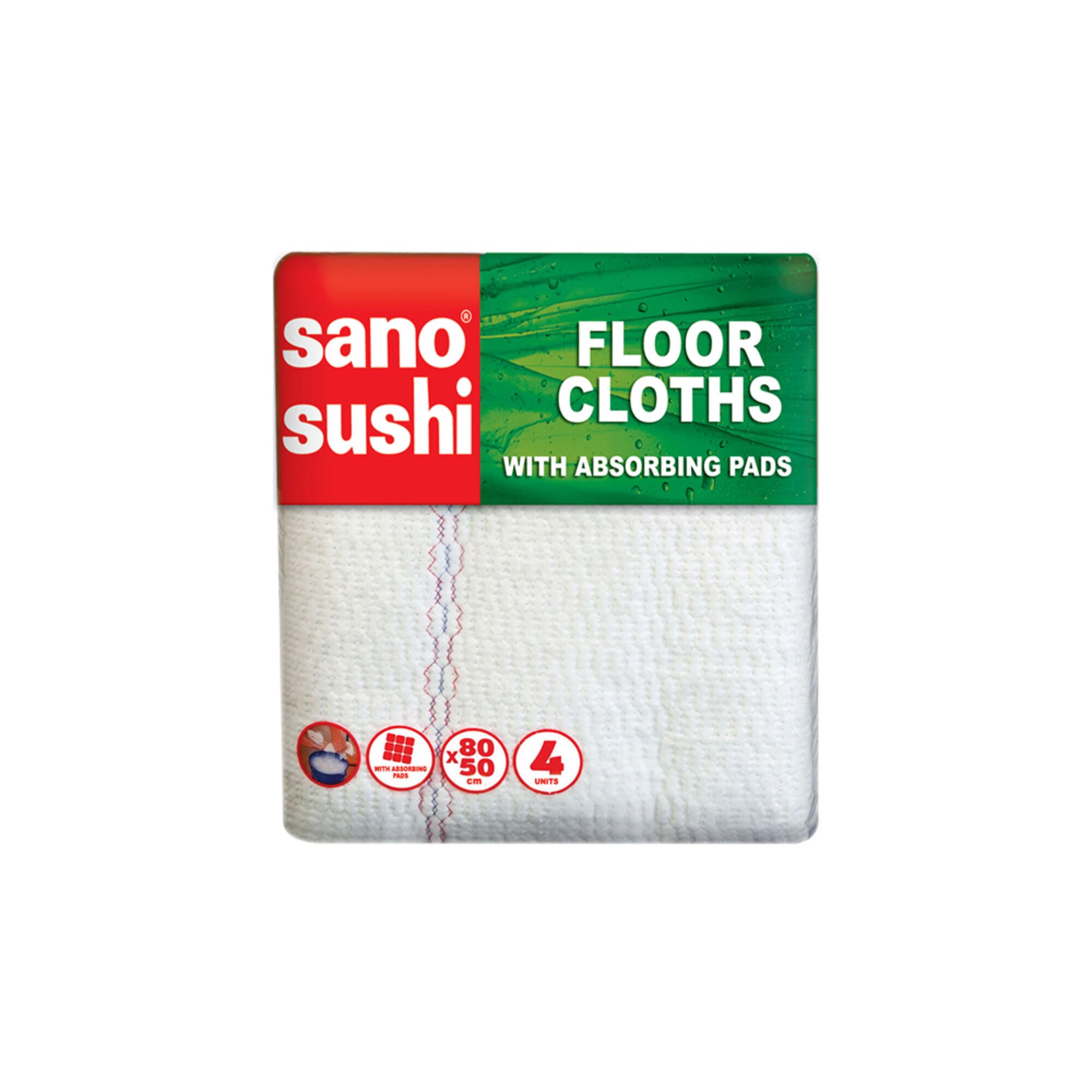 Laveta uscata absorbanta, pentru pardoseala, Sano, 80 x 50 cm, set 3 bucati 3buc