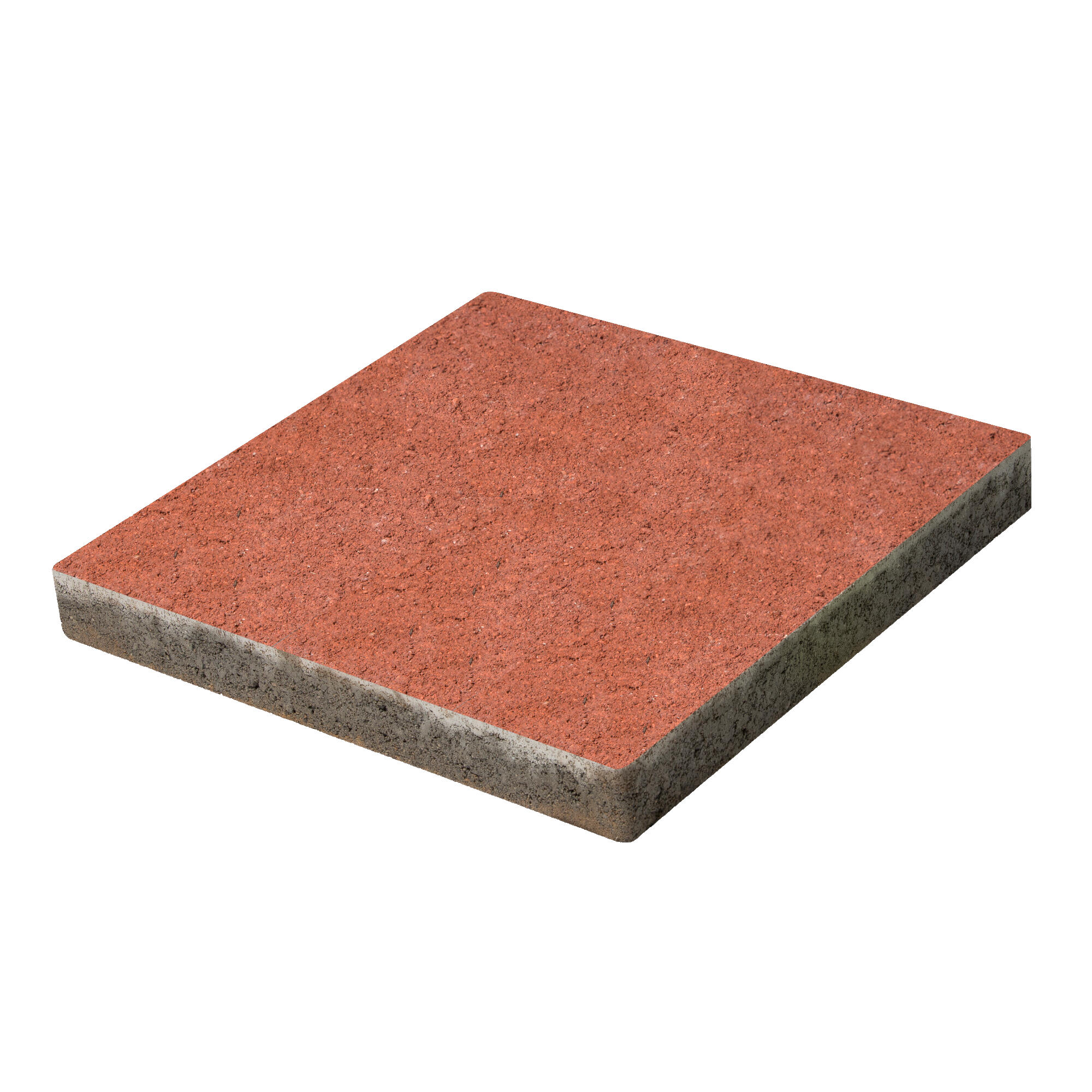Pavaj beton Quatro, cu cant, 400 x 400 x 60 mm, rosu
