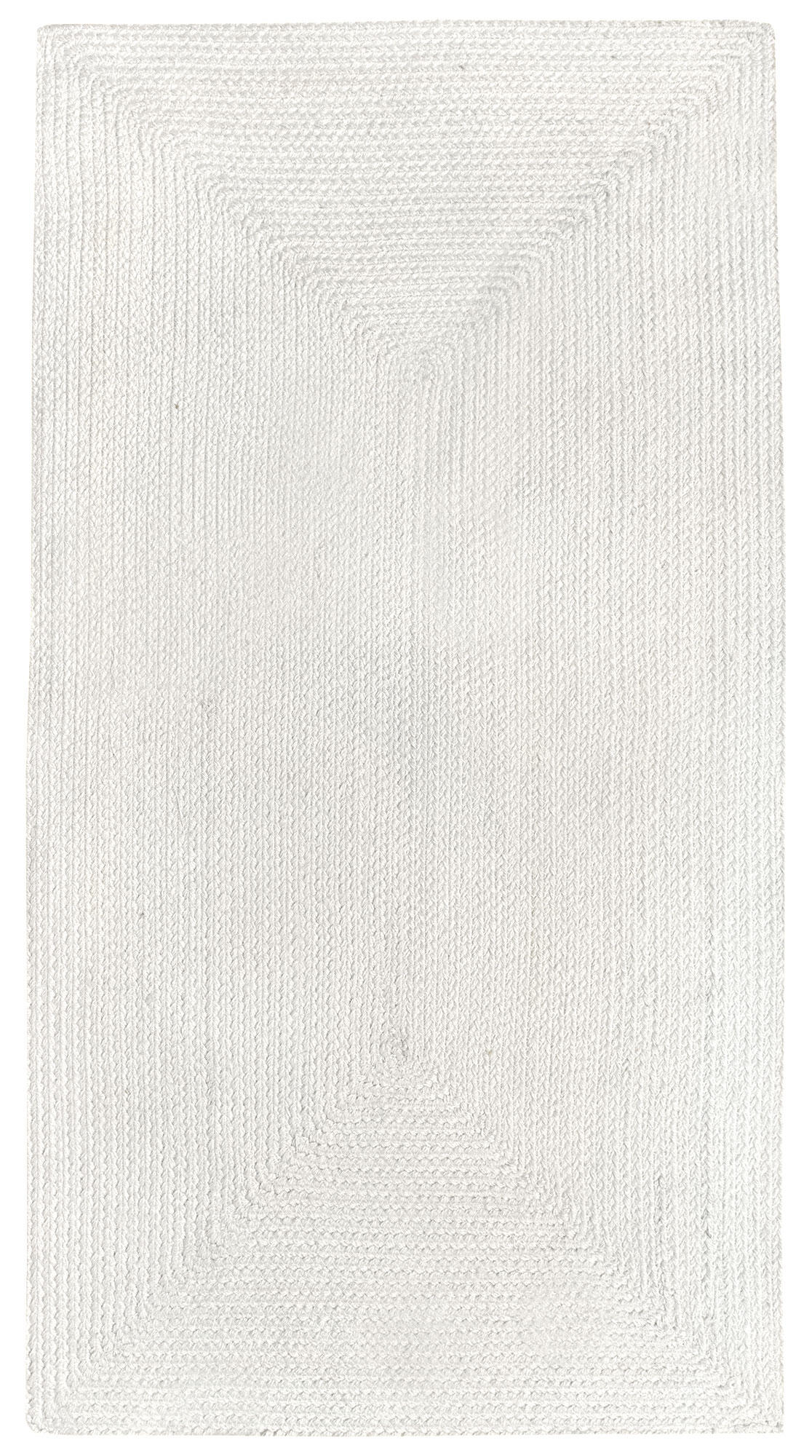 Alfombra pie de cama exterior/interior pet plana gredos liso marfil 60x110cm