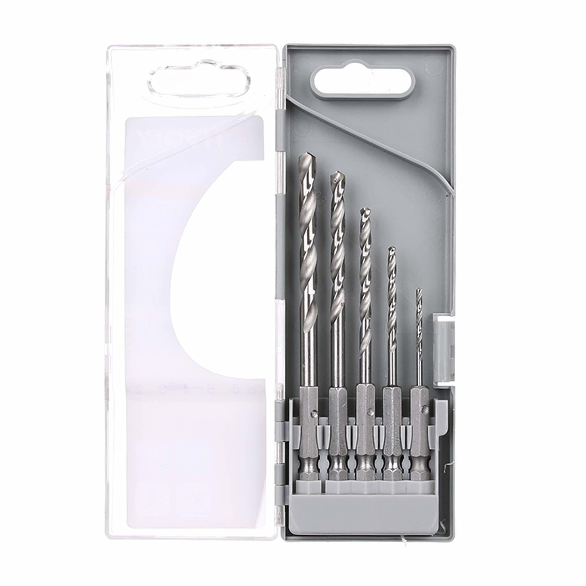 Coffret de 5 Forets à métal HSS. Diam. 2 à 6 mm. TIVOLY - 2