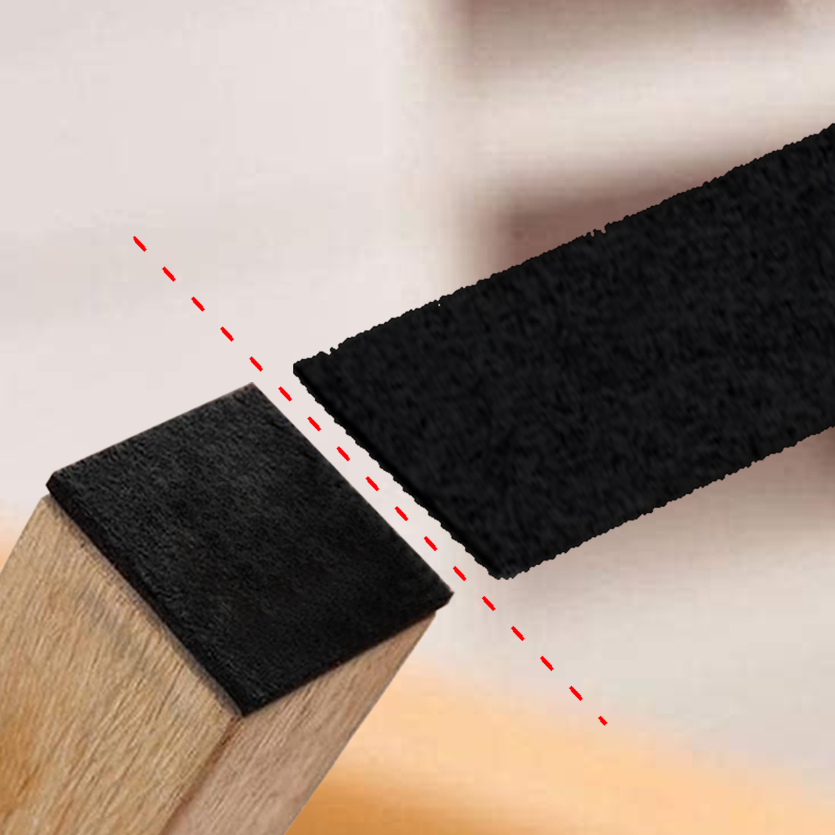 Feltrino per mobili ROTFEL19 1000 x 190 mm - 4