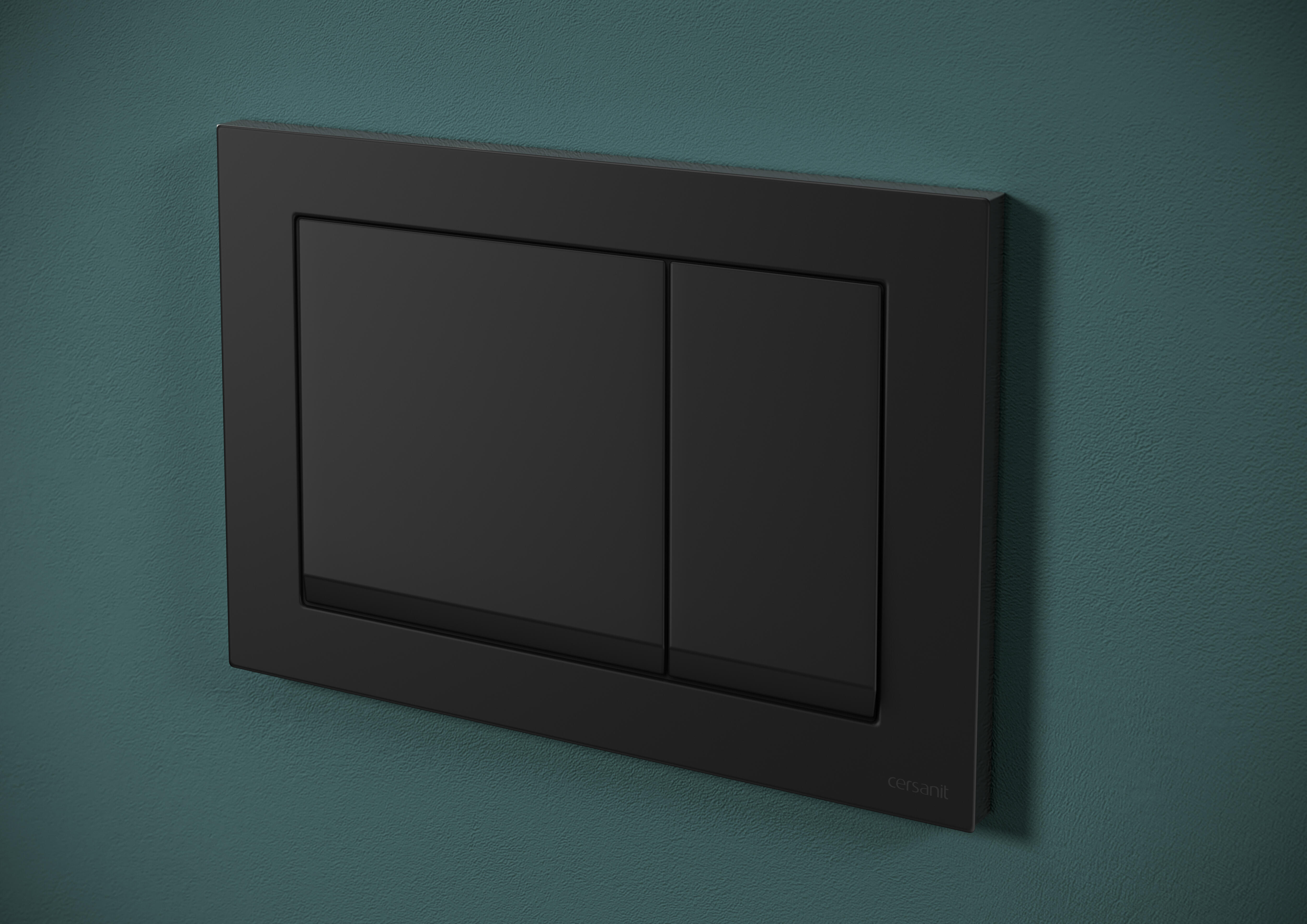 Przycisk spłukujący do stelaża Enter Czarny mat Cersanit - 3