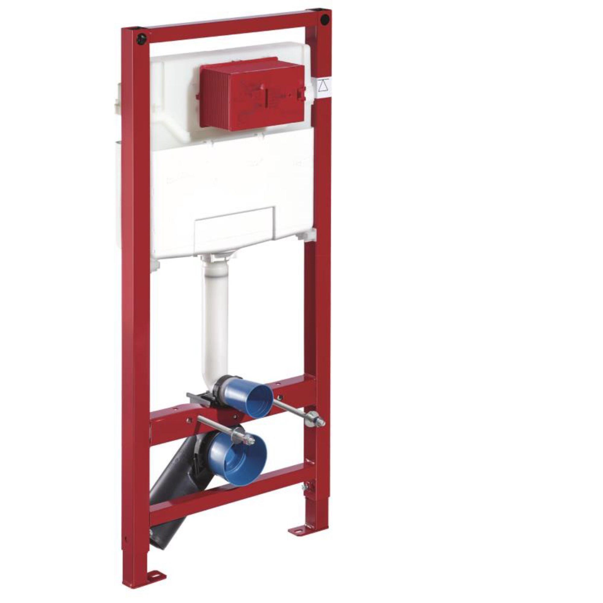 Rezervor WC Schell Montus, incastrat, actionare dubla, alimentare laterala, 6 L, cu cadru
