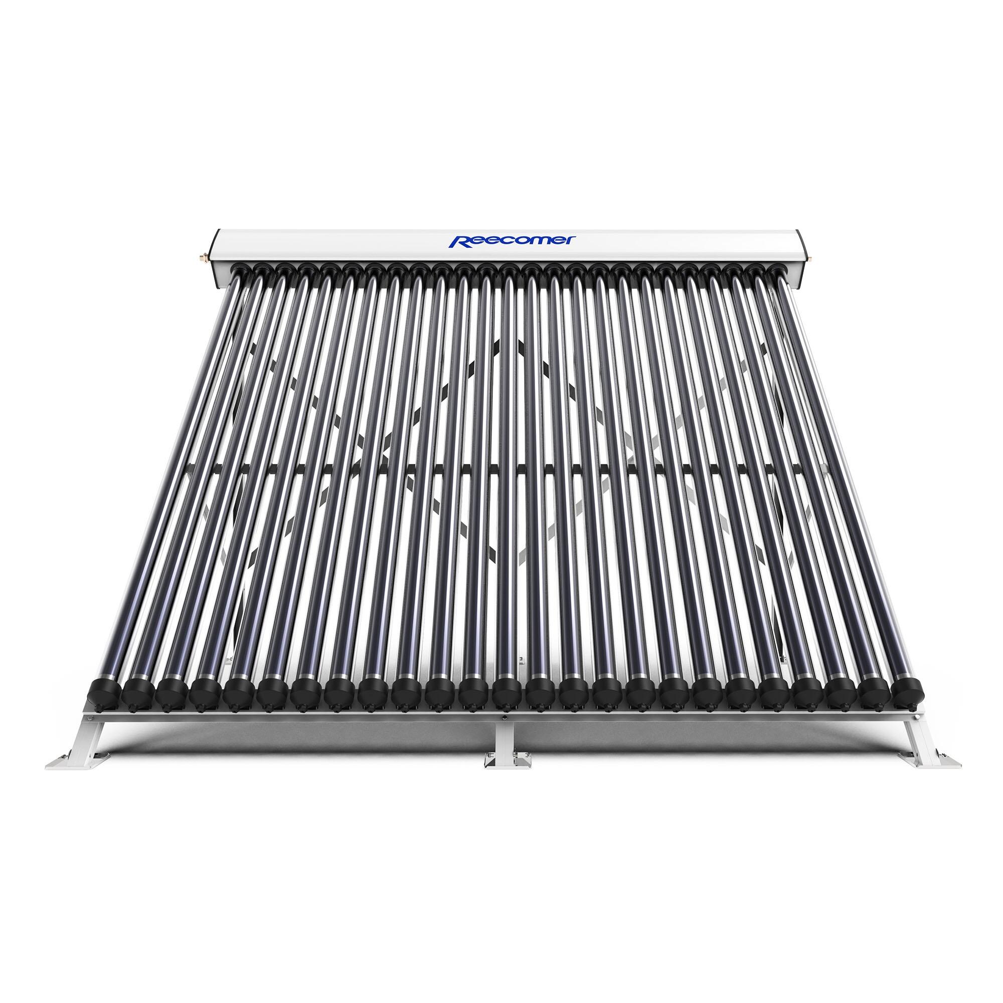 Kit colector solar cu 25 tuburi vidate, echipat cu statie automatizare si grup de pompare