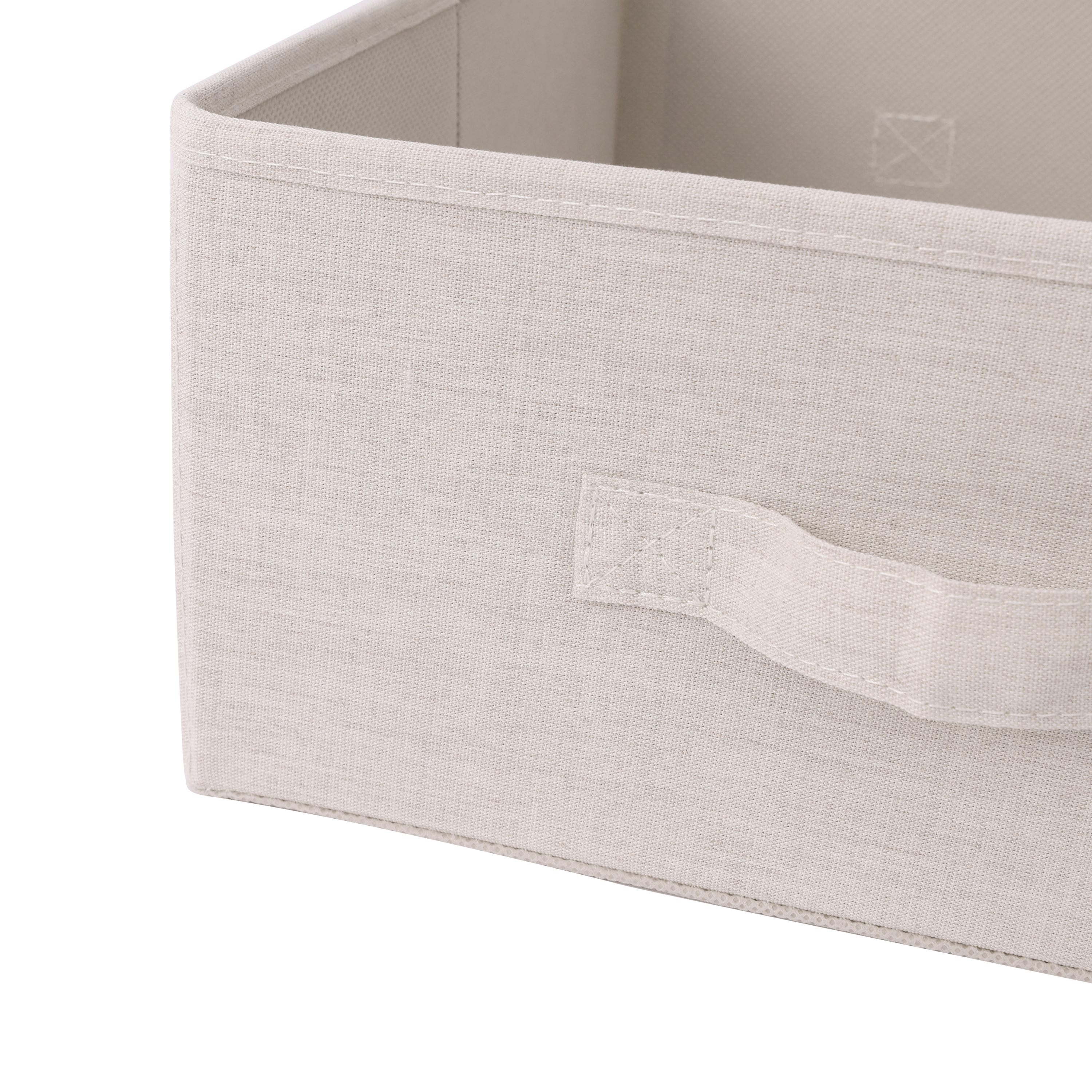 Panier kub beige M l.31 x P.31 x H.14 cm SPACEO - 2