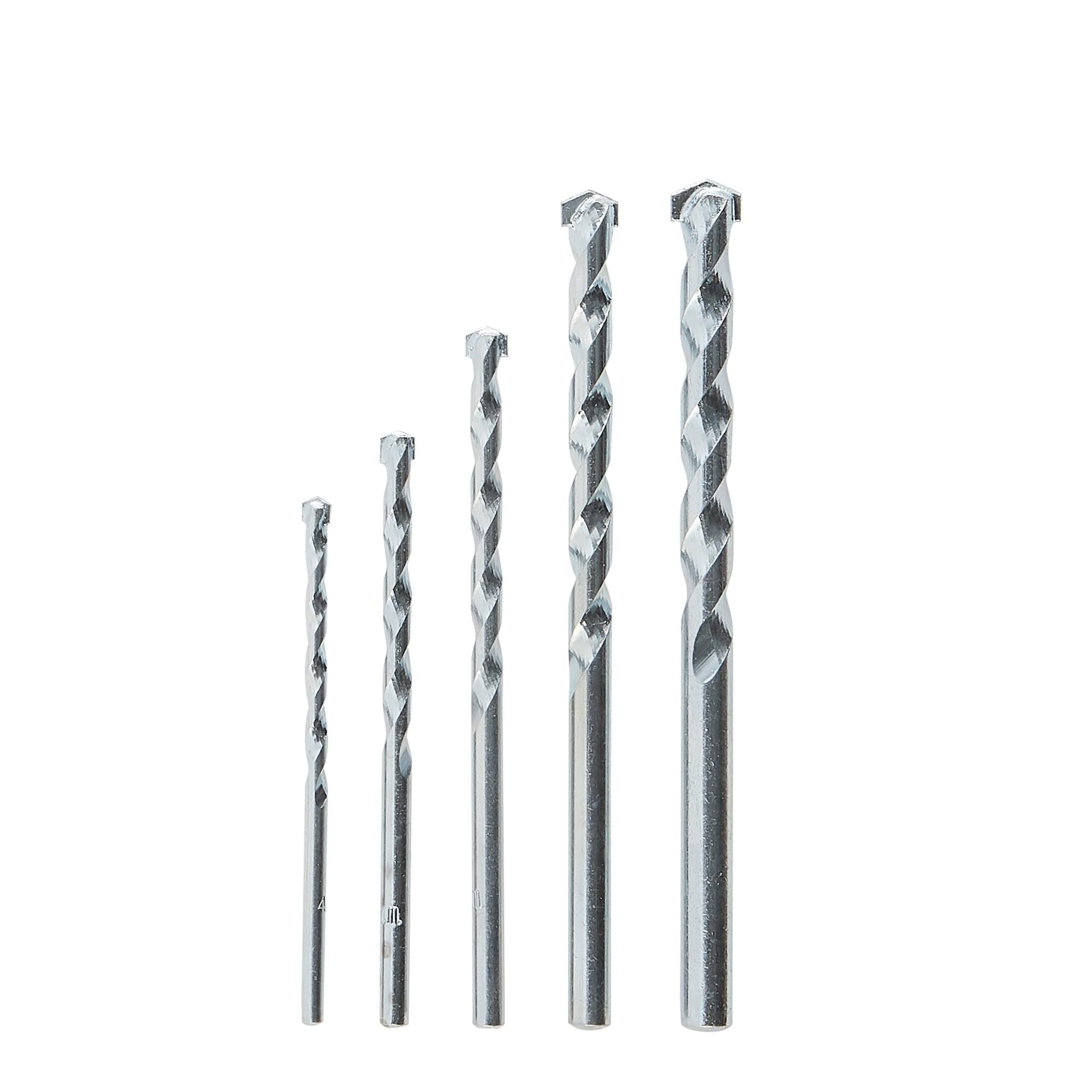 Set 5 burghie zidarie, 4 - 10 mm 5buc