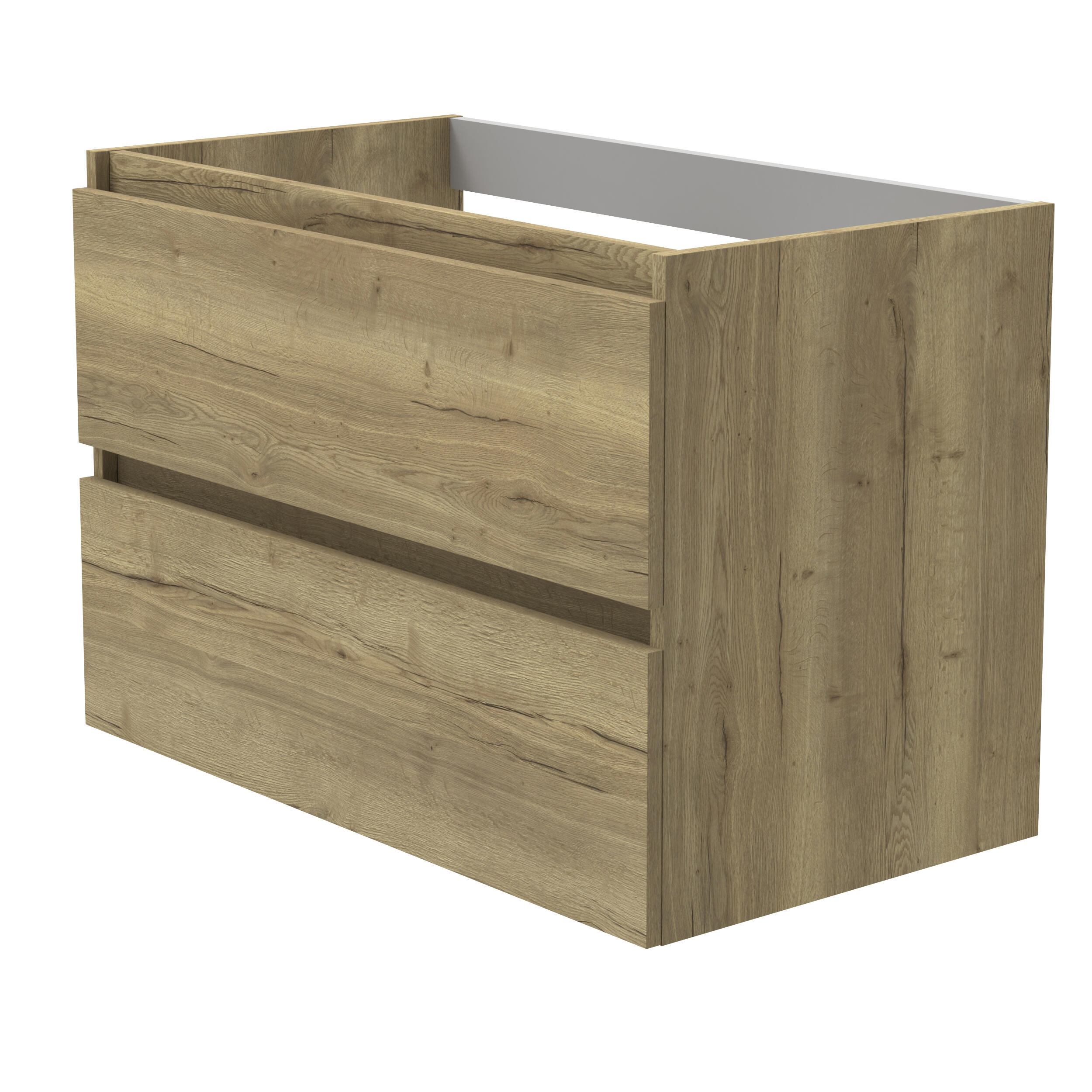 MUEBLE DE BAÑO MAYA ROBLE 70X45CM 2 CAJONES - 3