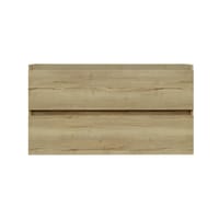 MUEBLE DE BAÑO MAYA ROBLE 100X45CM 2 CAJONES - 4