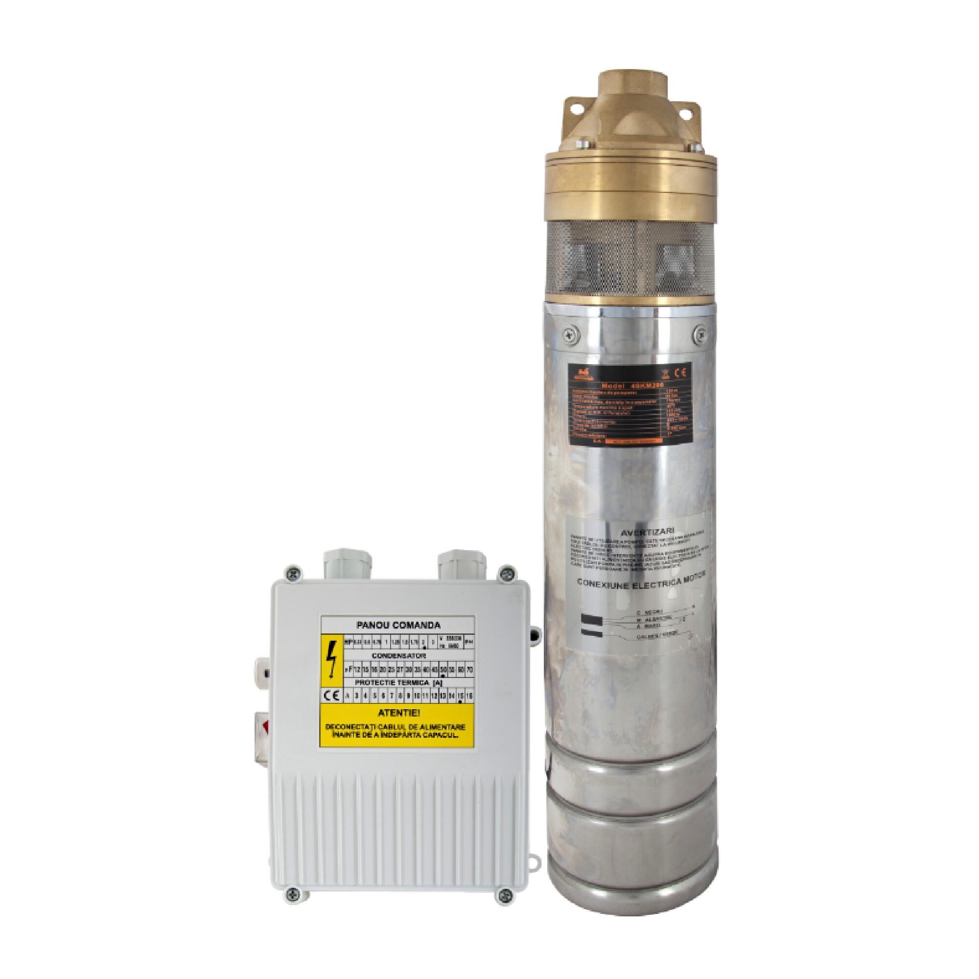 Pompa submersibila apa curata, 1100 W, 3000 L/h, H max 100 m
