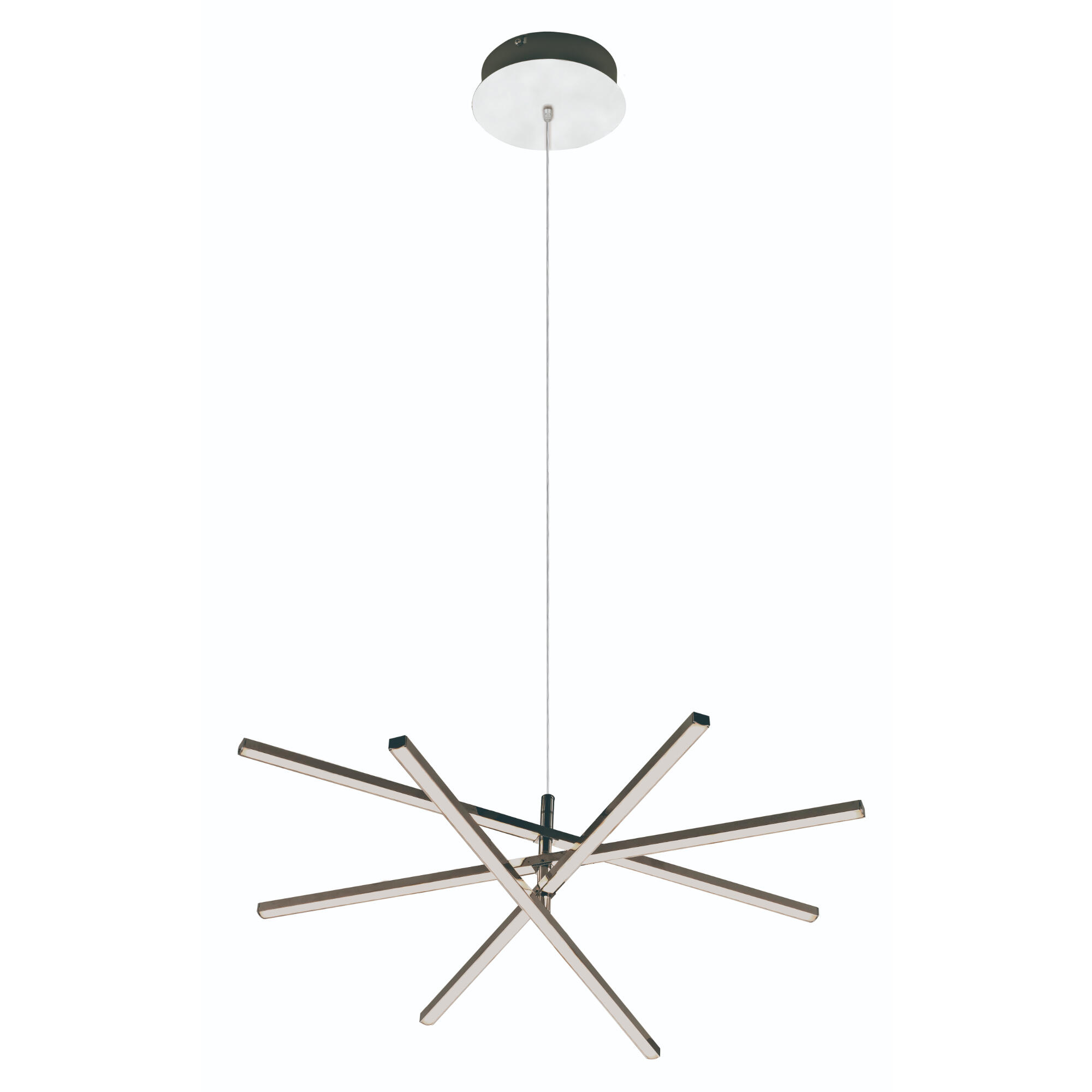 Pendul Inspire LED Concord, 2680 lumeni, lumina neutra, crom