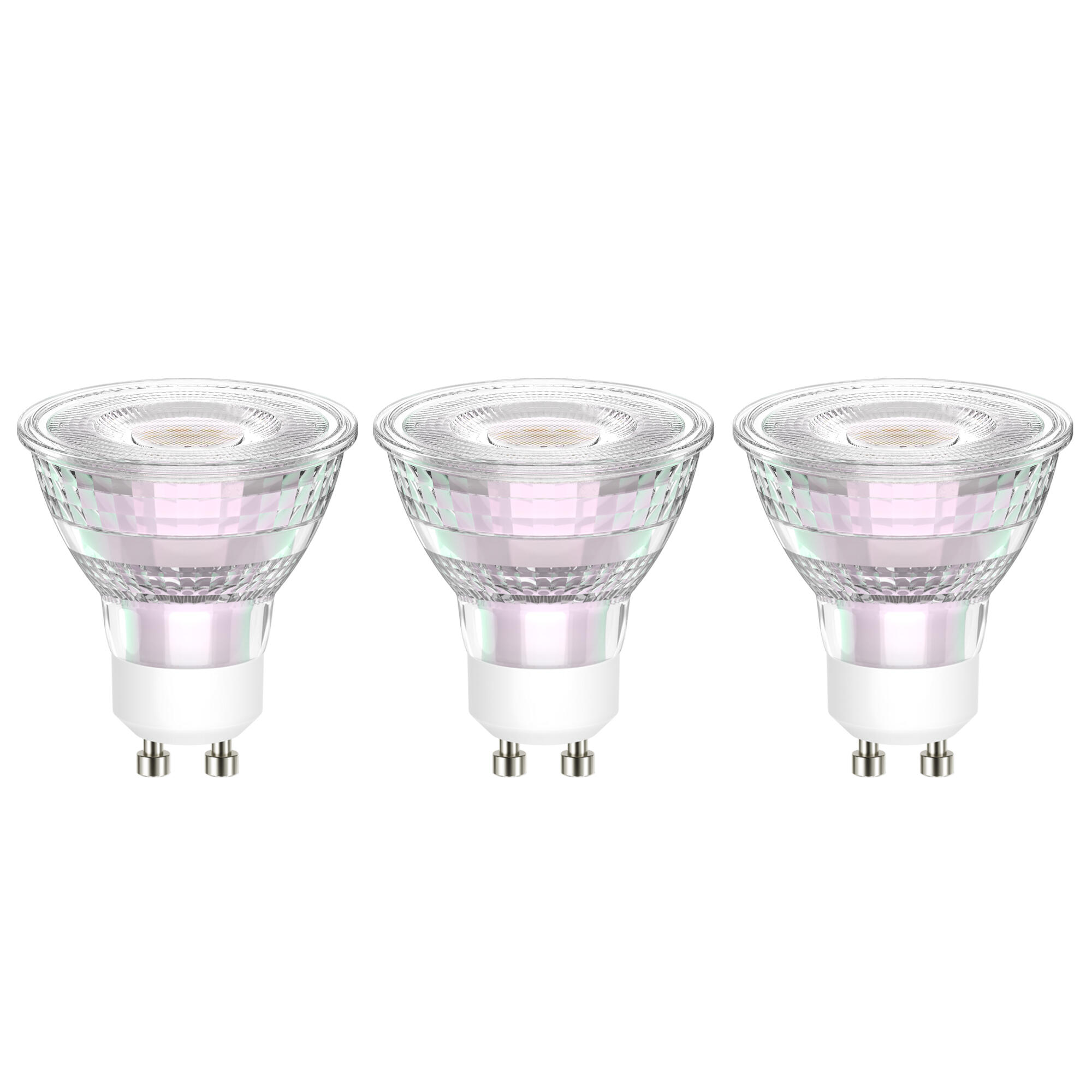 Bec LED Lexman, GU10, 7.4 W, alb cald, 2700K, 850 lm, set 3 bucati 3buc