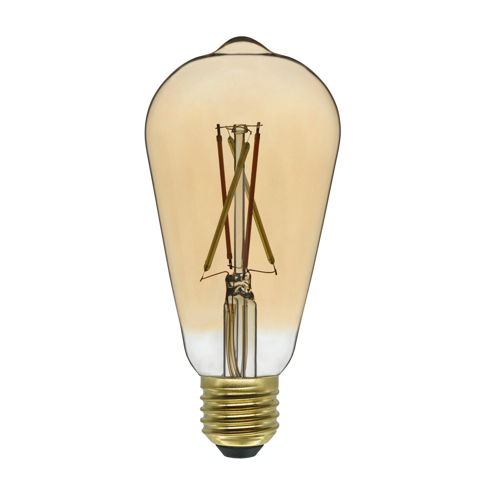 Bec LED decorativ Lexman, E27, ST64, 5.9 W, dimabil, cu schimbarea ...