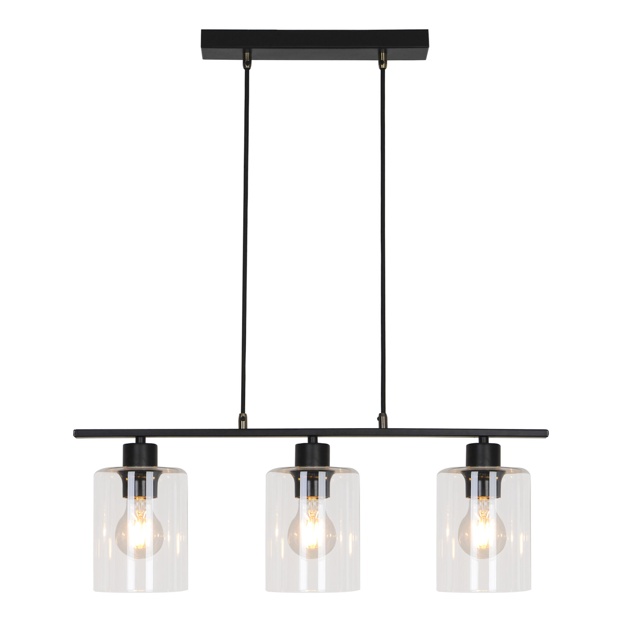 Lustra Miroslaw, 3 x E27, 40 W, negru