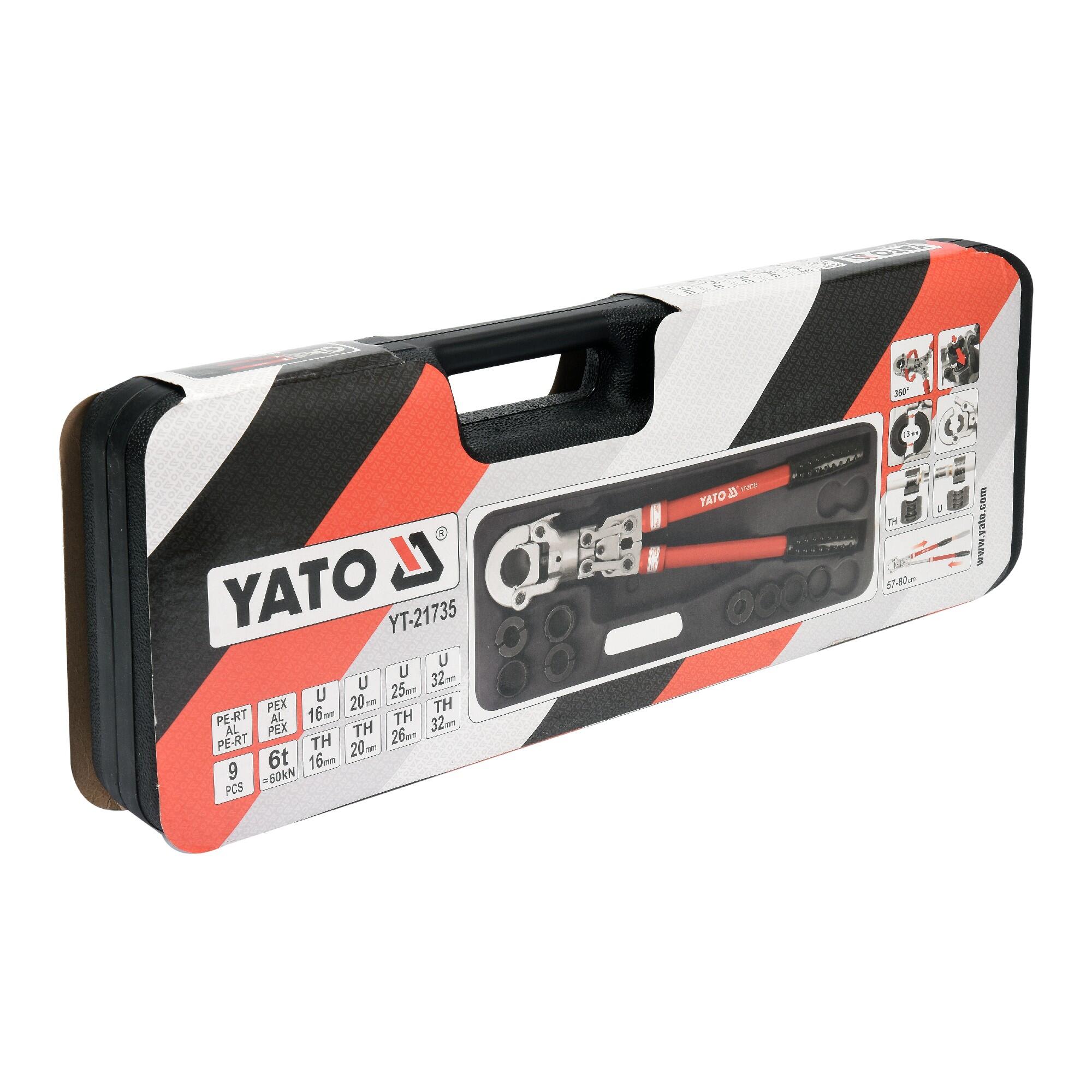 Cleste sertizat tevi pex-al-pex Toya, 570-800 mm, diametru 16-32