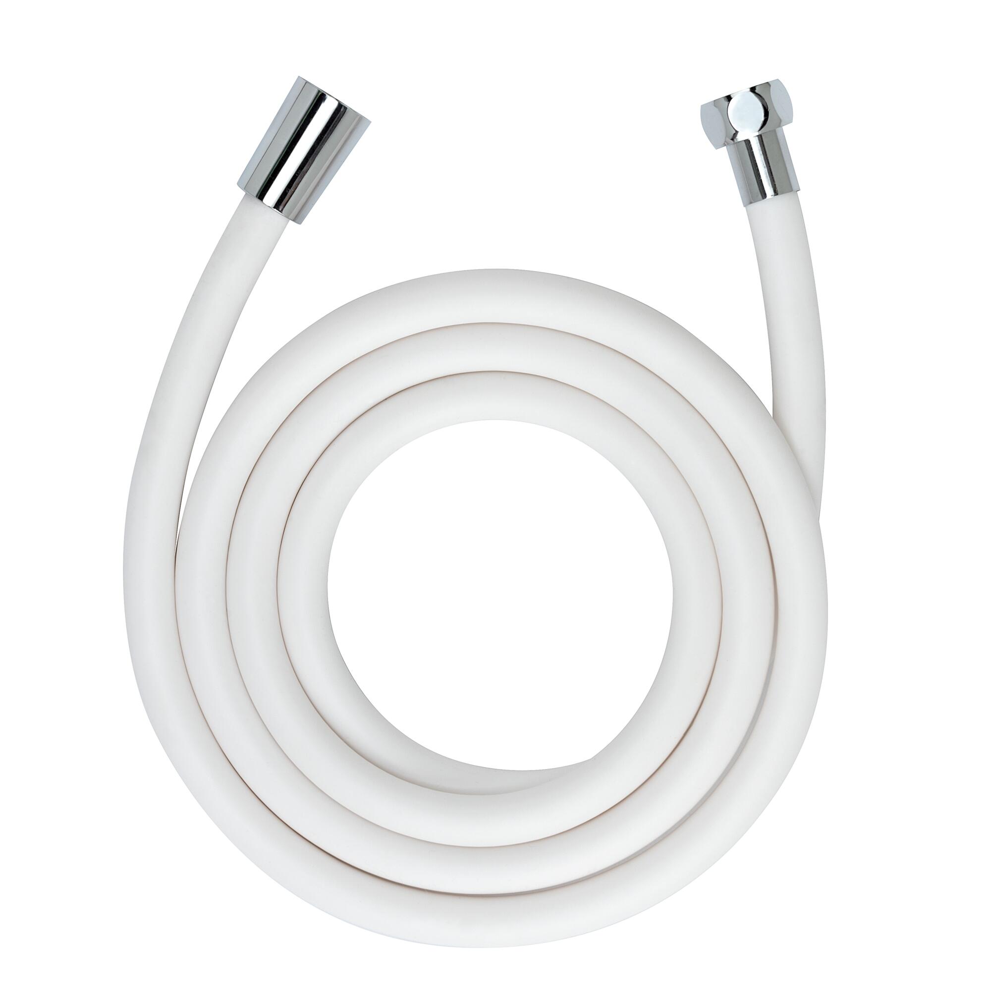 Furtun dus flexibil Des , plastic, L 1,5 m, alb