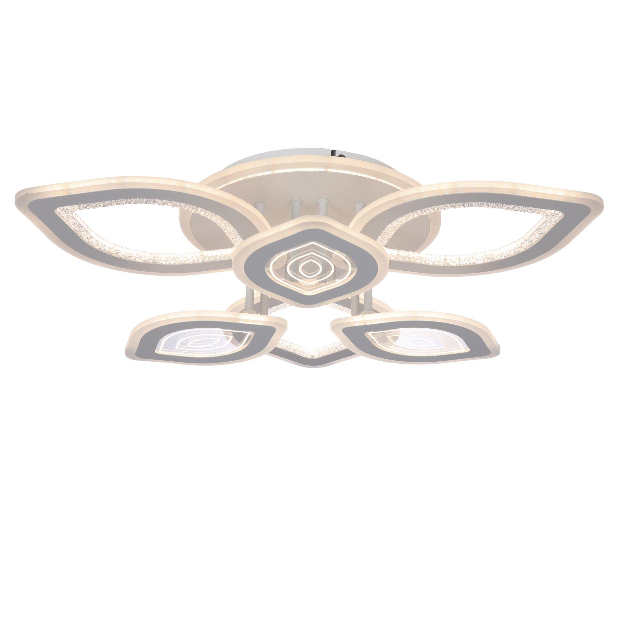 Plafoniera LED Rhodos PL3+3, 170 W, dimabila, CCT, cu telecomanda