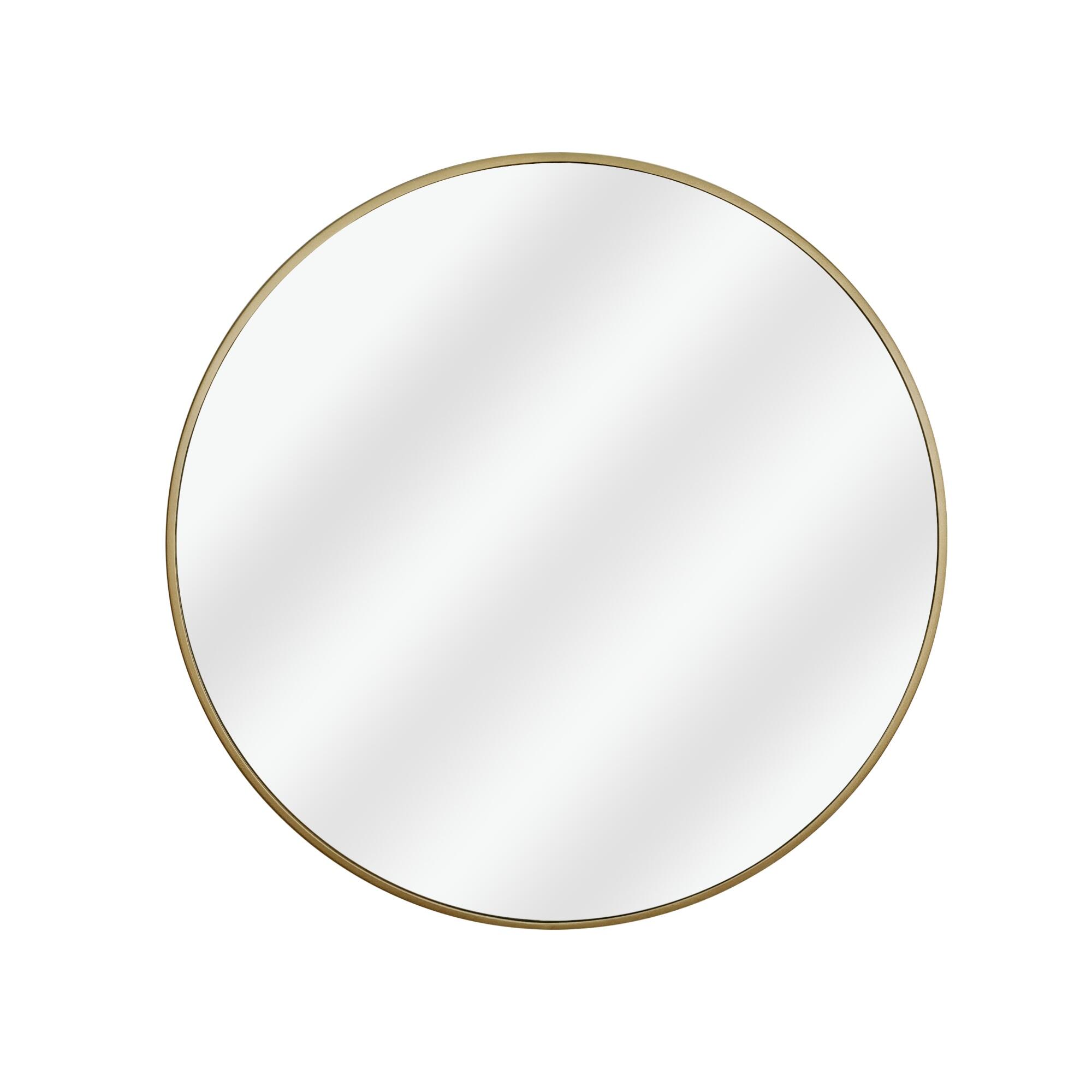 Oglinda decorativa Inspire Bria, 60 cm, rama metal, auriu