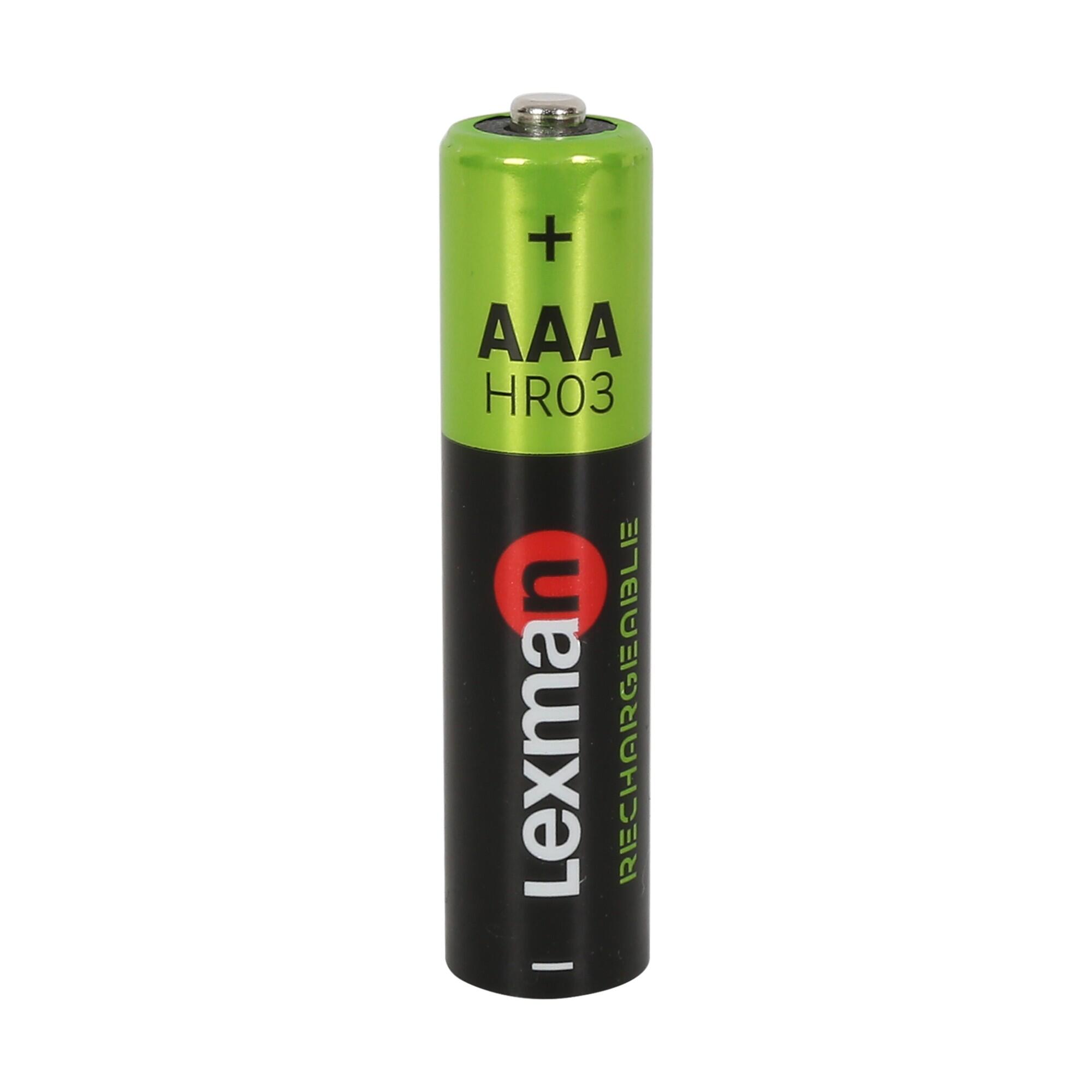 Acumulatori Lexman AAA, 1000 mAh (set 4 buc) | Leroy Merlin