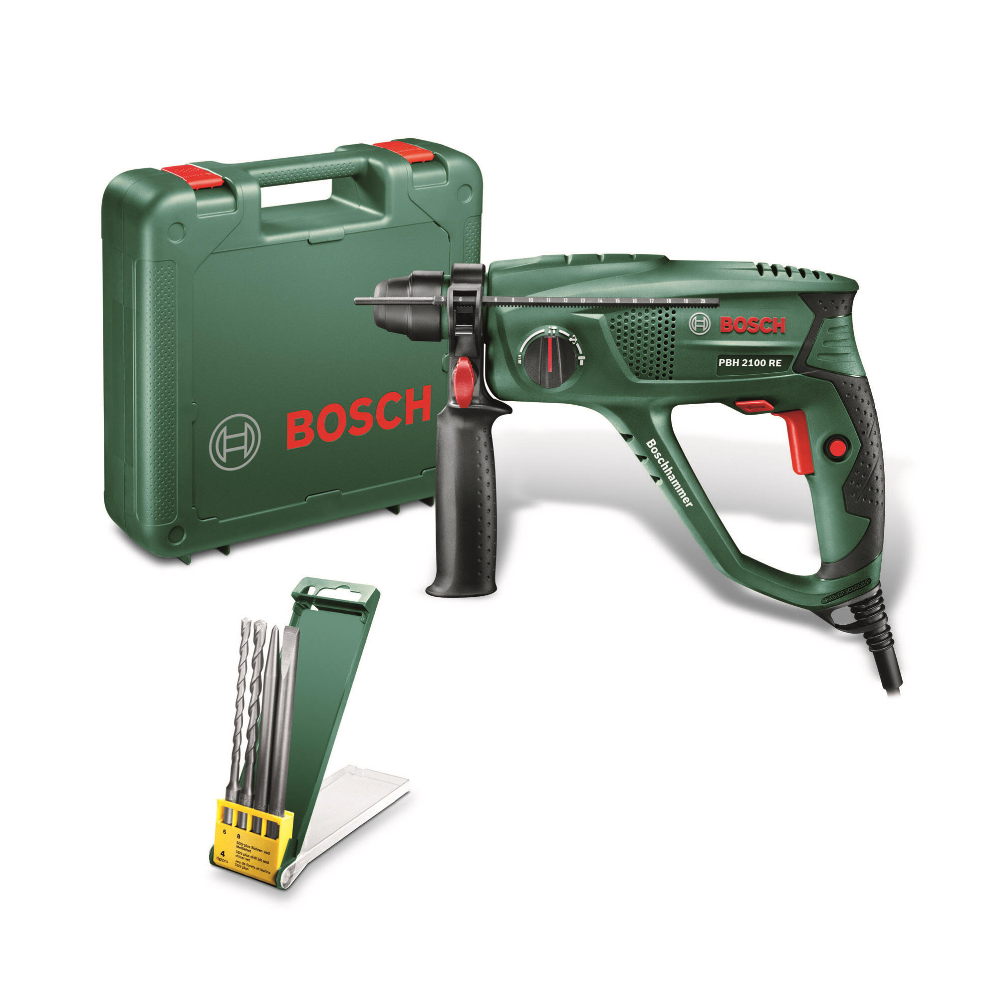 Ciocan rotopercutor Bosch PBH 2100 RE, electric, 550 W, 1.7 J