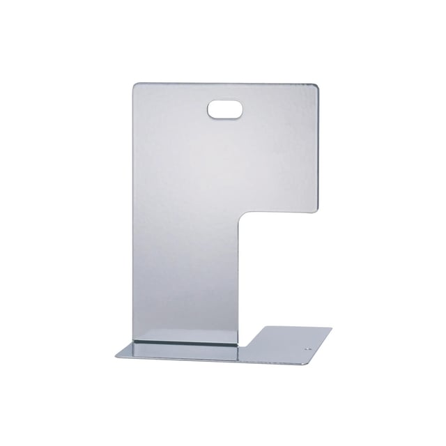 Fermalibri L 14 x H 19.5 cm grigio / argento