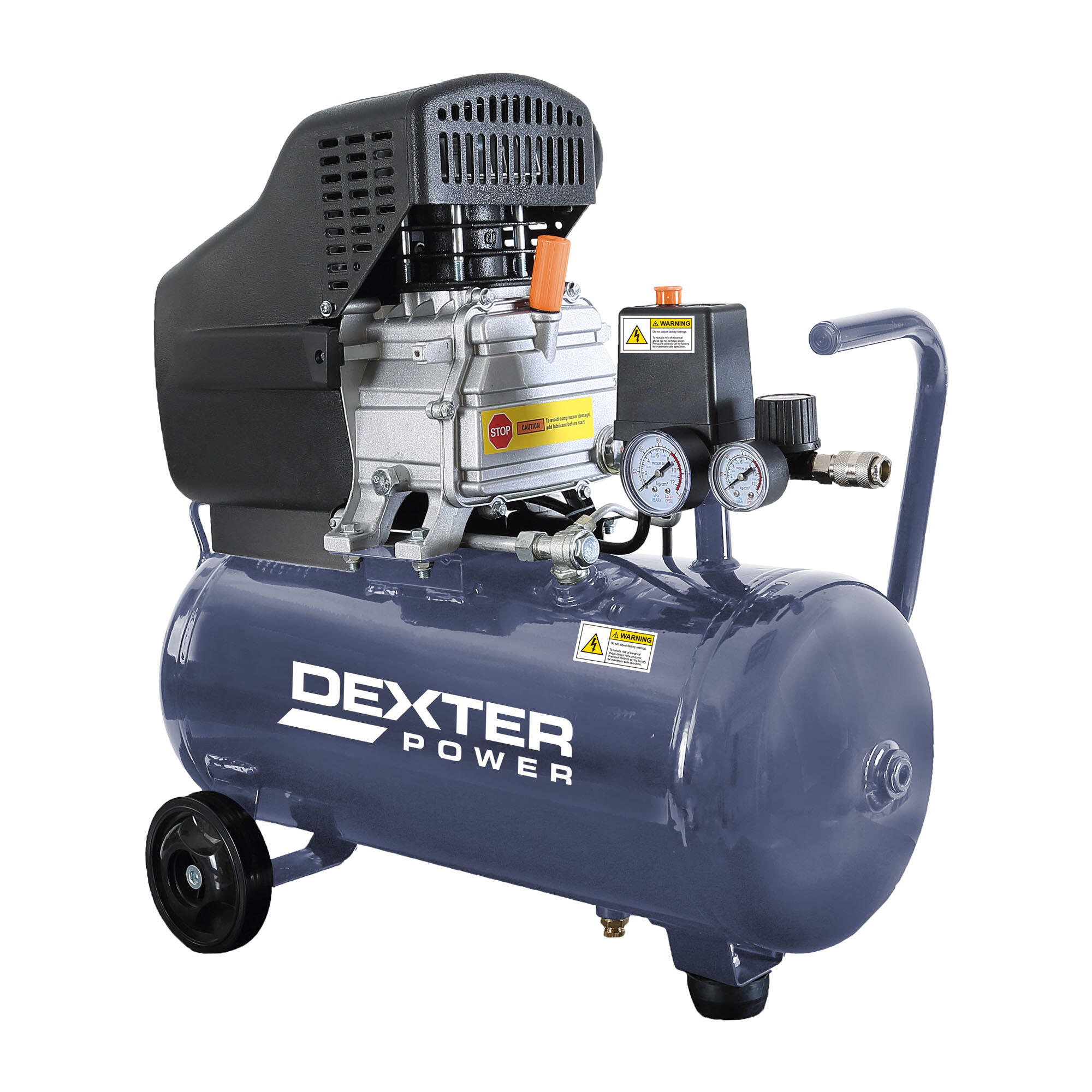 80 リザーバー　D5用 Compresor Dexter Power, 1.5 kW, rezervor 24 L, max 8 bar | Leroy