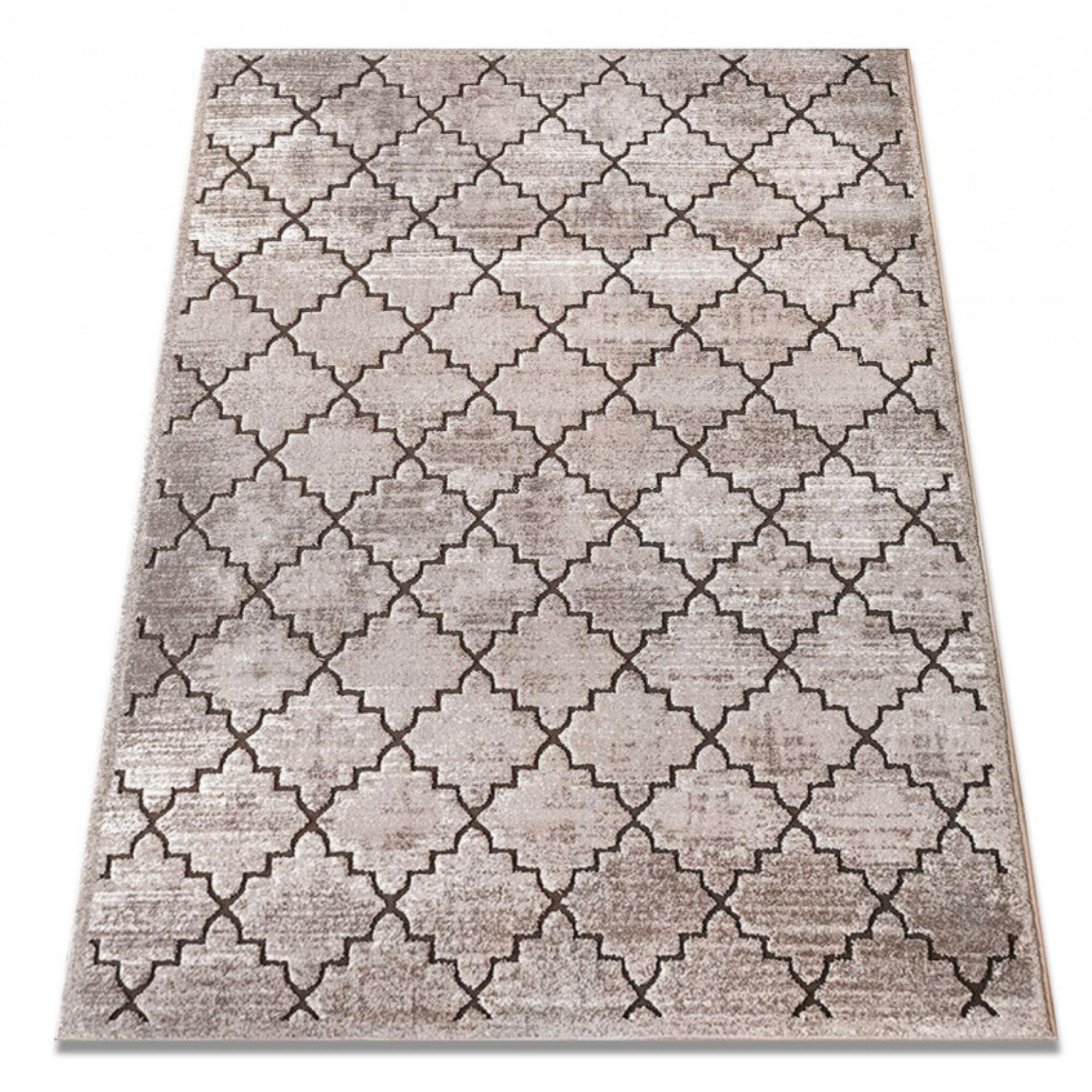 Covor Fashion, polipropilena, 80 x 150 cm, model romb