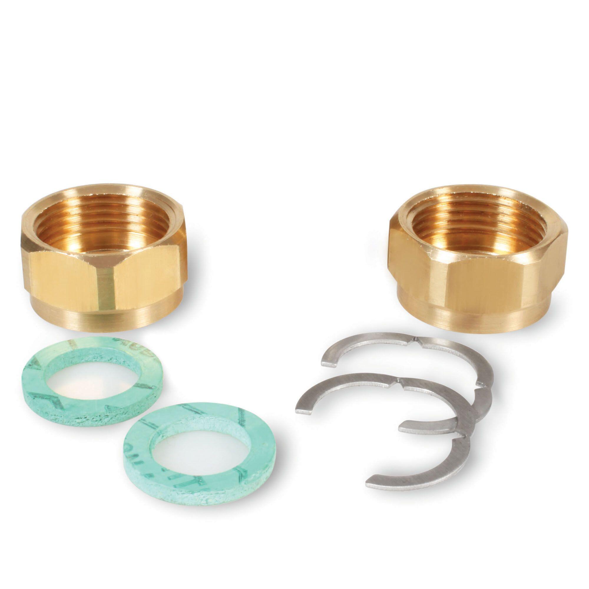 Set 4 piulite alama, pentru instalarea tubului din inox, Ø 16 mm, racord 3/4' 4buc