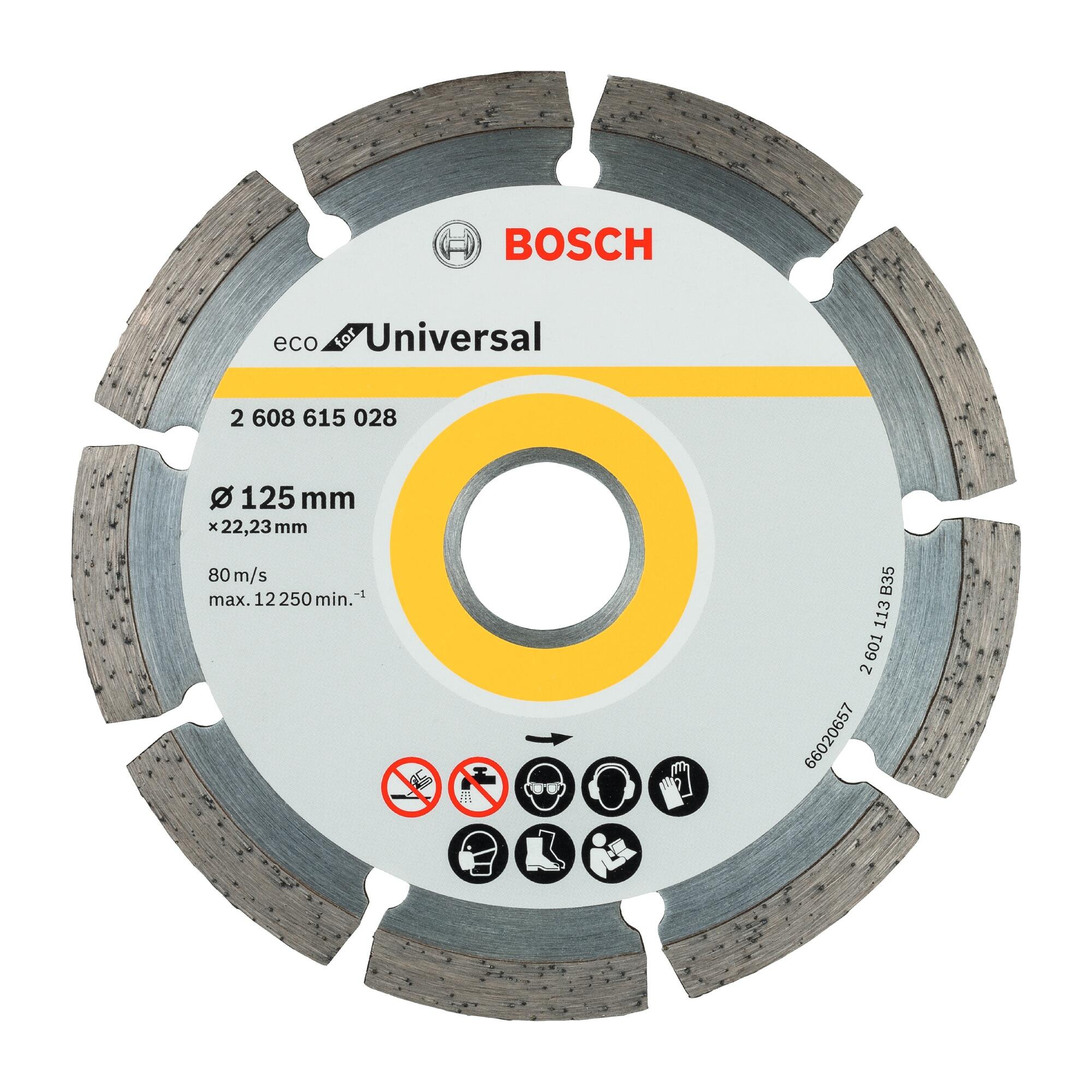 Disc diamantat Bosch, pentru beton/ceramica/zidarie, Ø 125 mm
