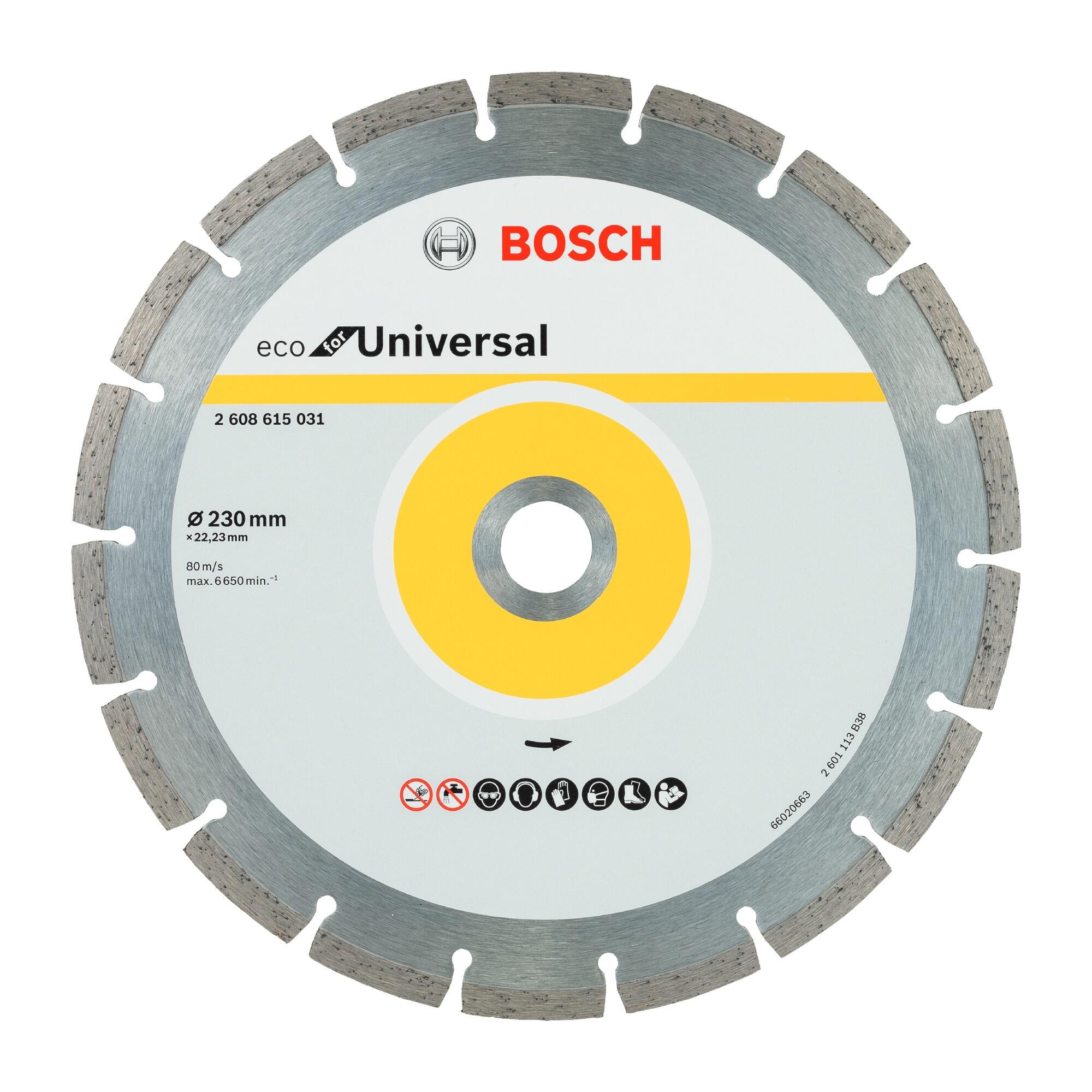 Disc diamantat Bosch, pentru beton/ceramica/zidarie, Ø 230 mm