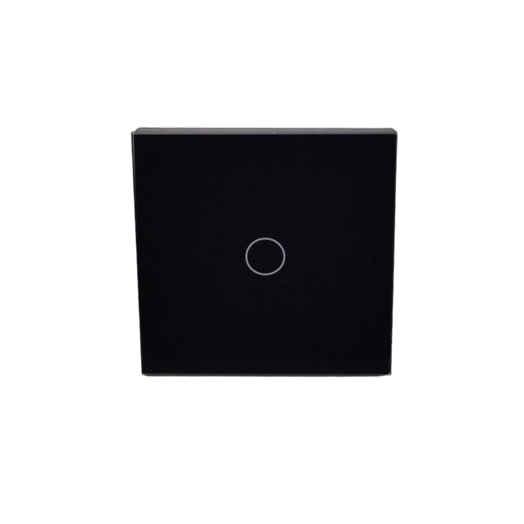 Intrerupator tactil simplu Doc, IP20, negru