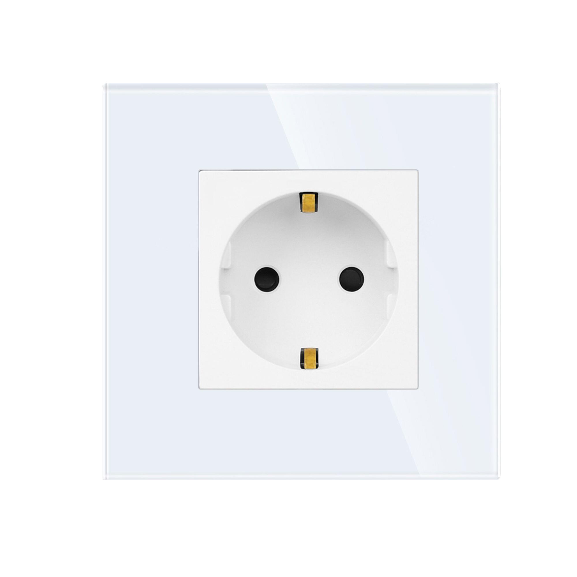Priza simpla Doc, IP20, alba
