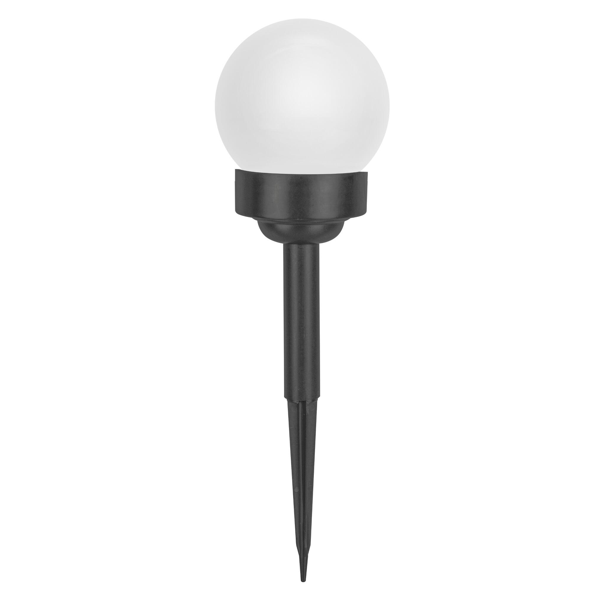 Lampa solara Trip, 2 lm, RGB, lumina rece, 6500K, IP44, H33CM, negru