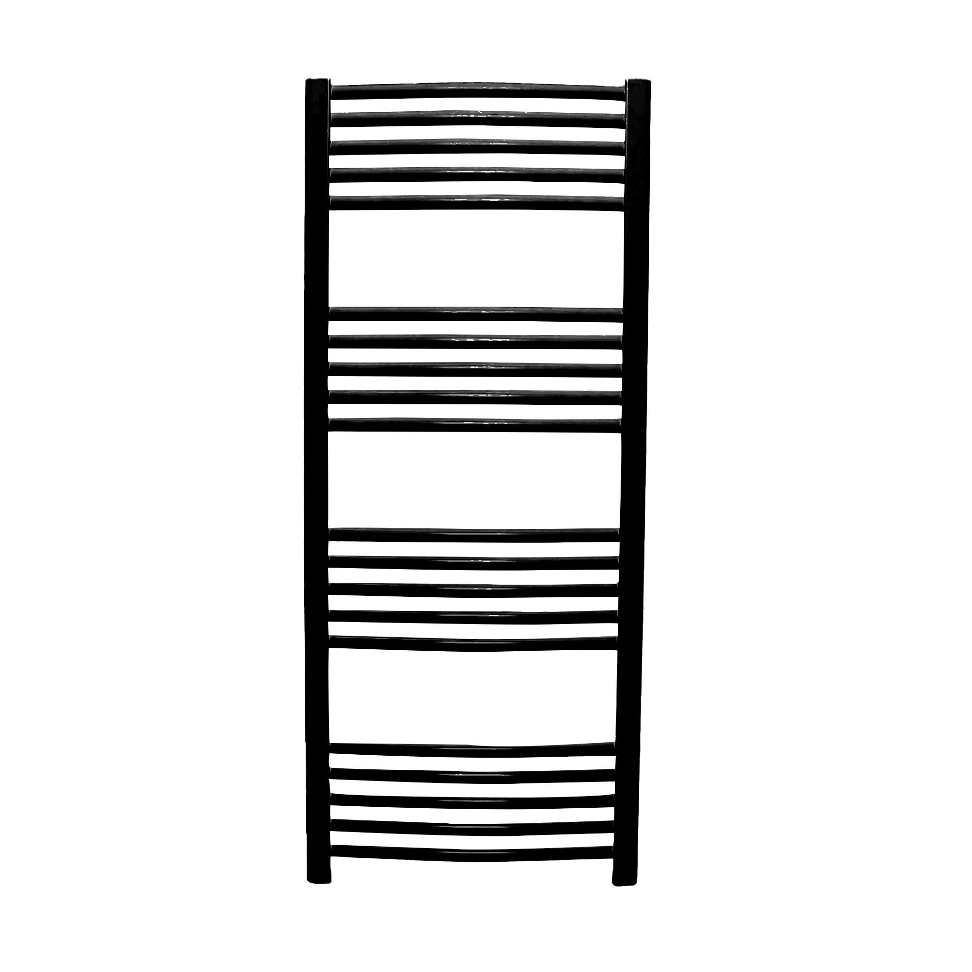 Calorifer baie Thermoynd, portprosop, 500 x 1000 mm, negru, accesorii incluse
