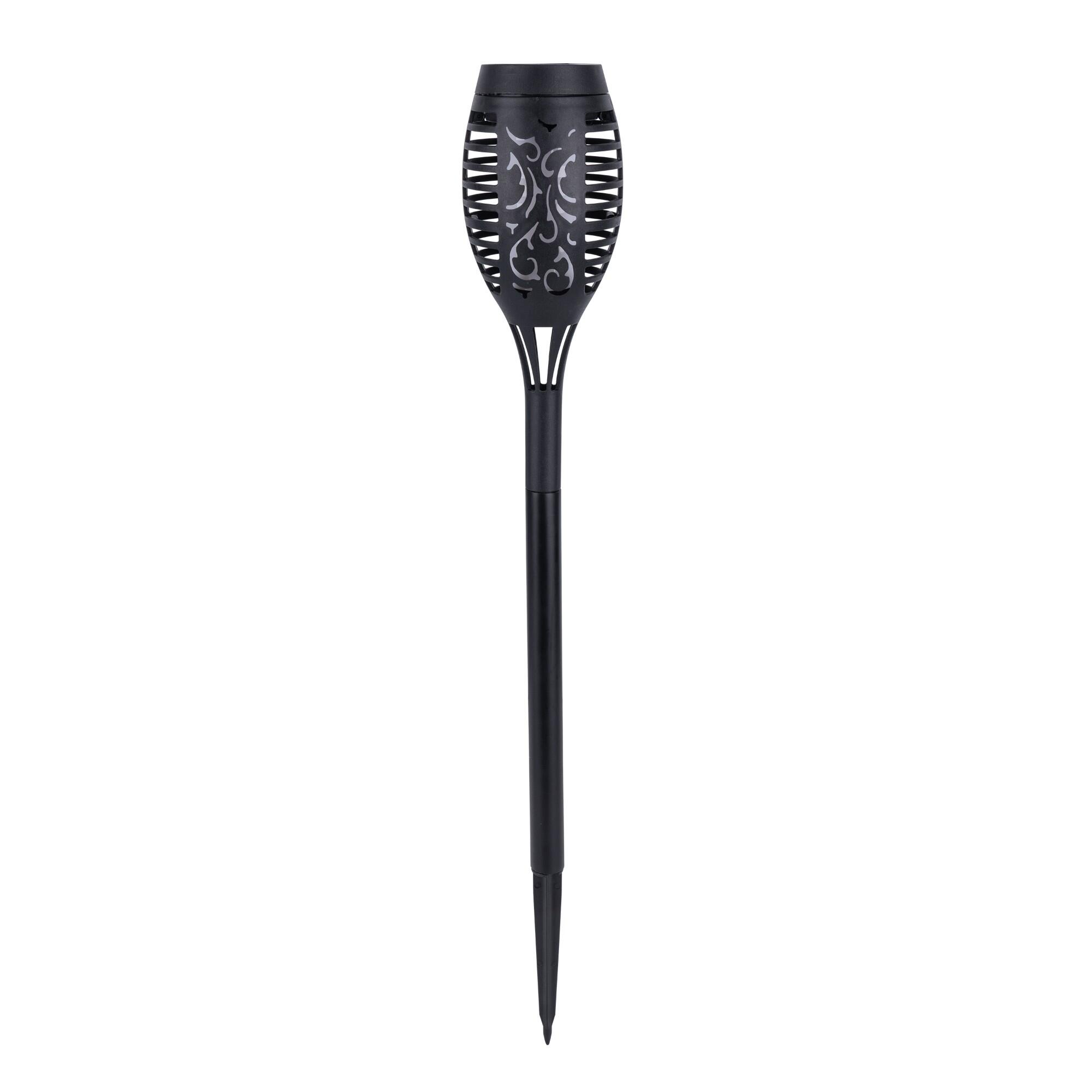 Lampa solara Coma, 1 lm, lumina calda, 1800K, IP44, H51CM, negru