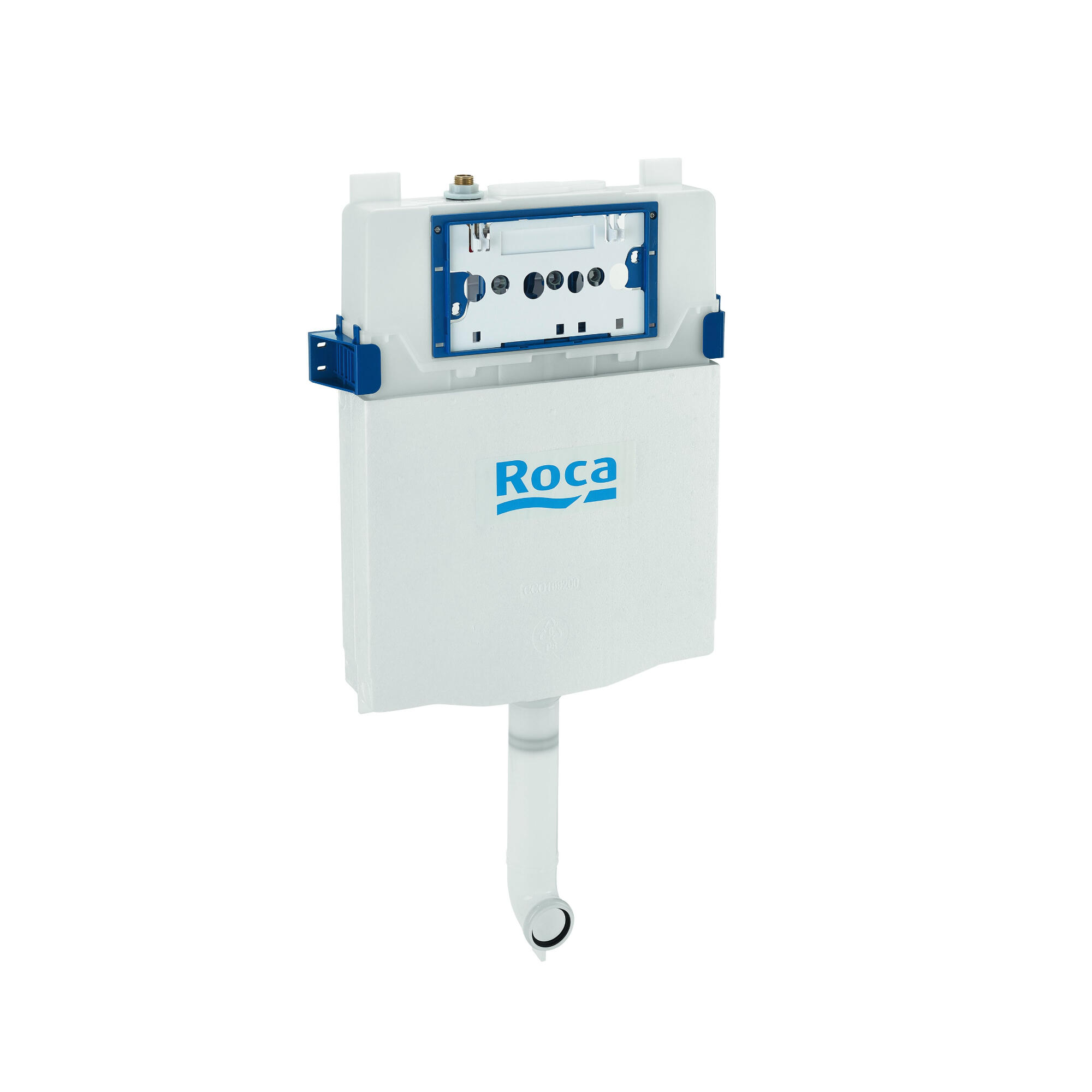 Rezervor incastrat Roca, pentru WC stativ, actionare dubla, alimentare laterala, 3/6l, fara clapeta
