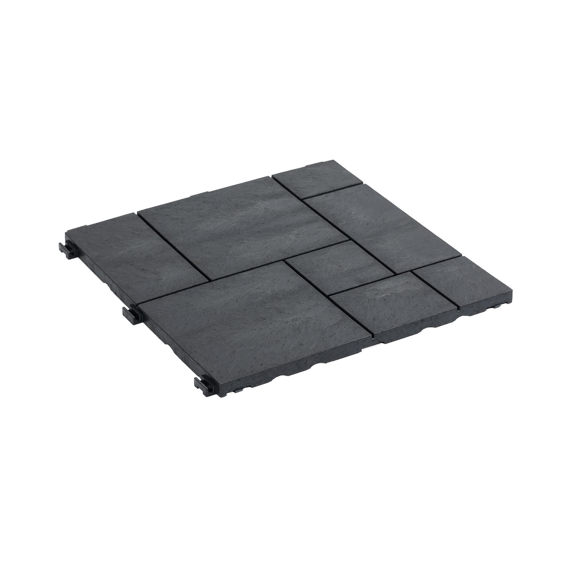 Dale clip Mosaic, polipropilena, 30 x 30 cm, gri (set 6 buc)