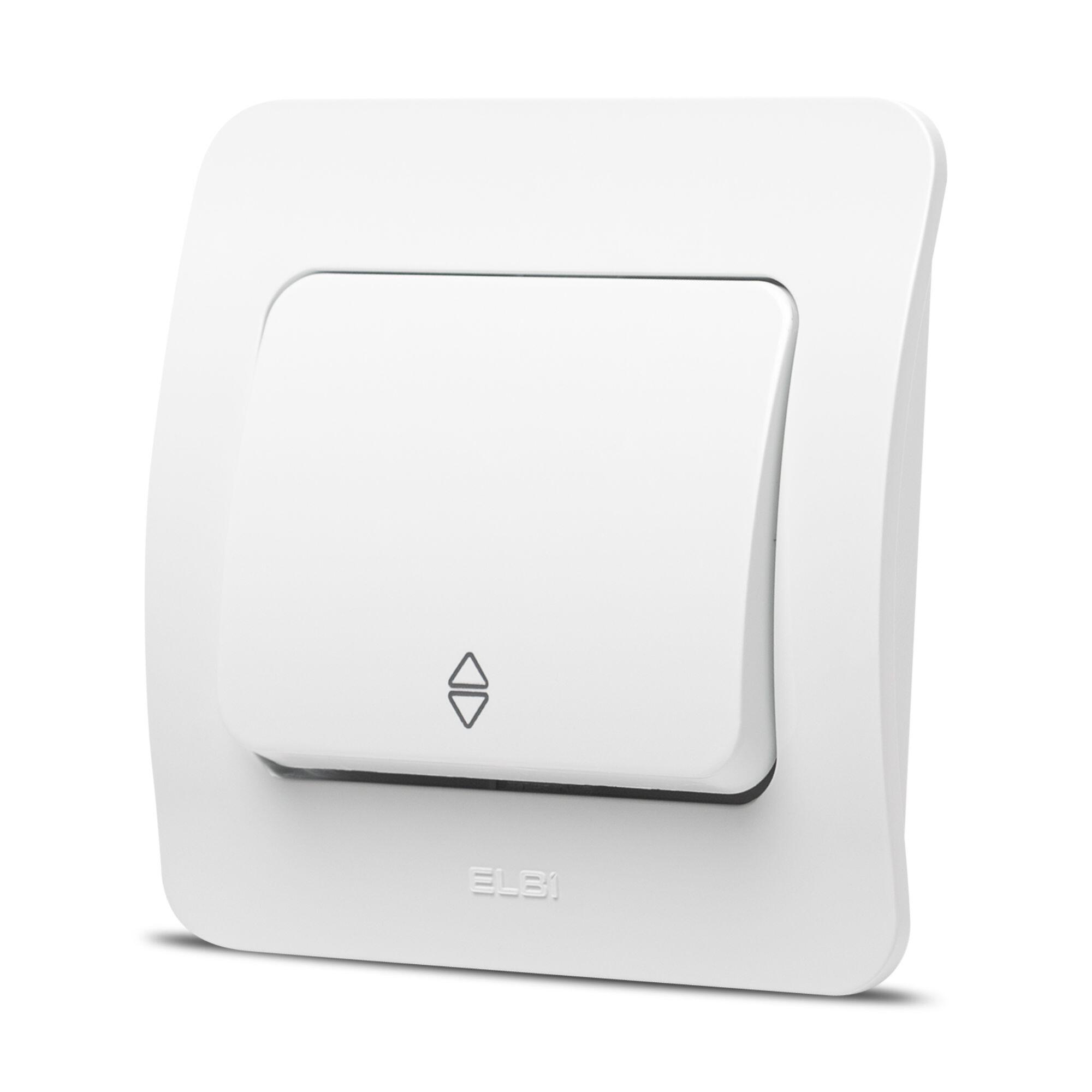 Intrerupator cap scara Jazz, IP20, alb