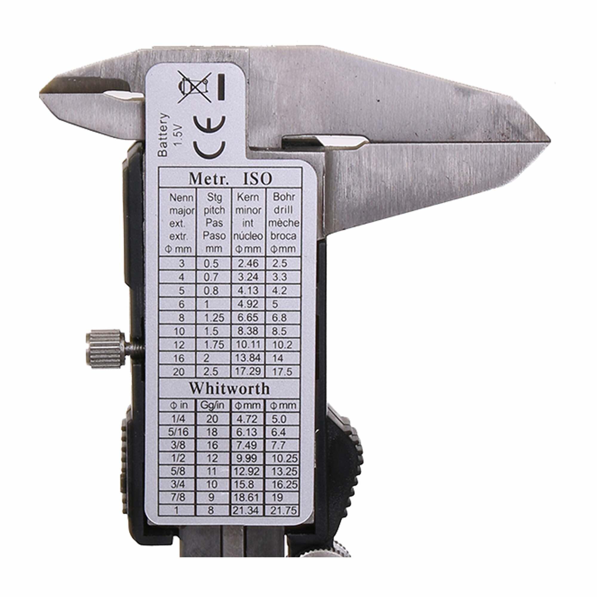 Calibro digitale DEXTER DEXTERPAL in acciaio L  15 cm - 8