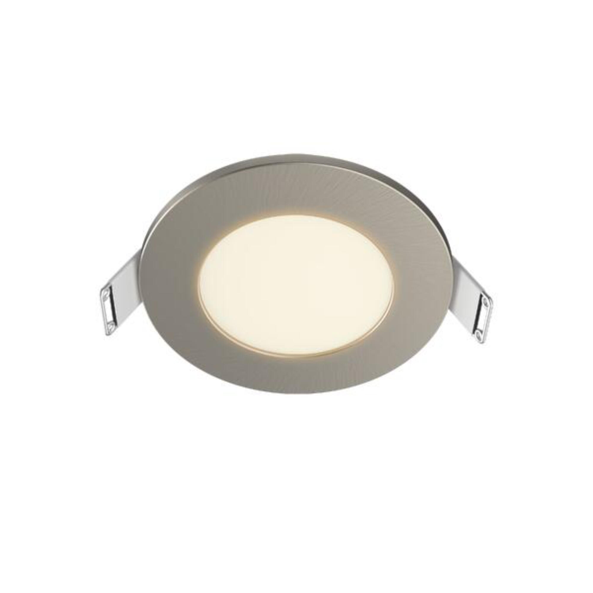 Pack de 3 downlight LED empotrable INSPIRE Kilia gris redondo ø8.5 cm 345 lm 4.5 W 2 tonos de luz CCT (2700K-4000K) IP65 - Foco LED empotrado para duchas - 4