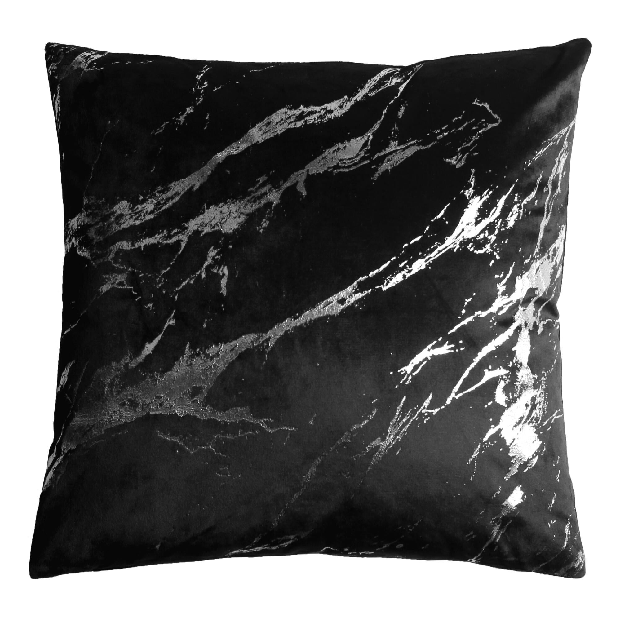 Fata de perna Storm, 45 x 45 cm, negru/auriu