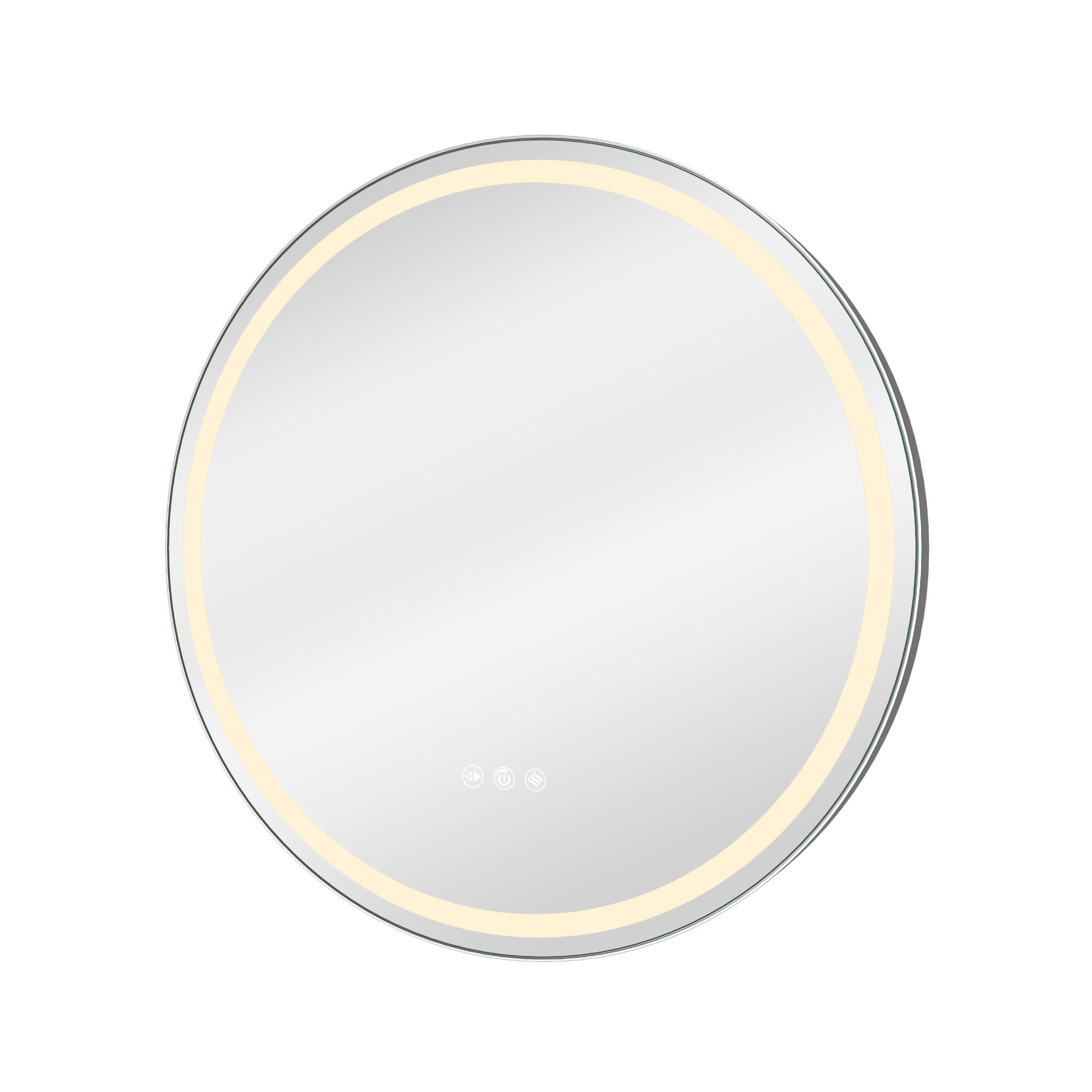 Oglinda baie cu LED Sensea Remix, Ø 60 cm | Leroy Merlin