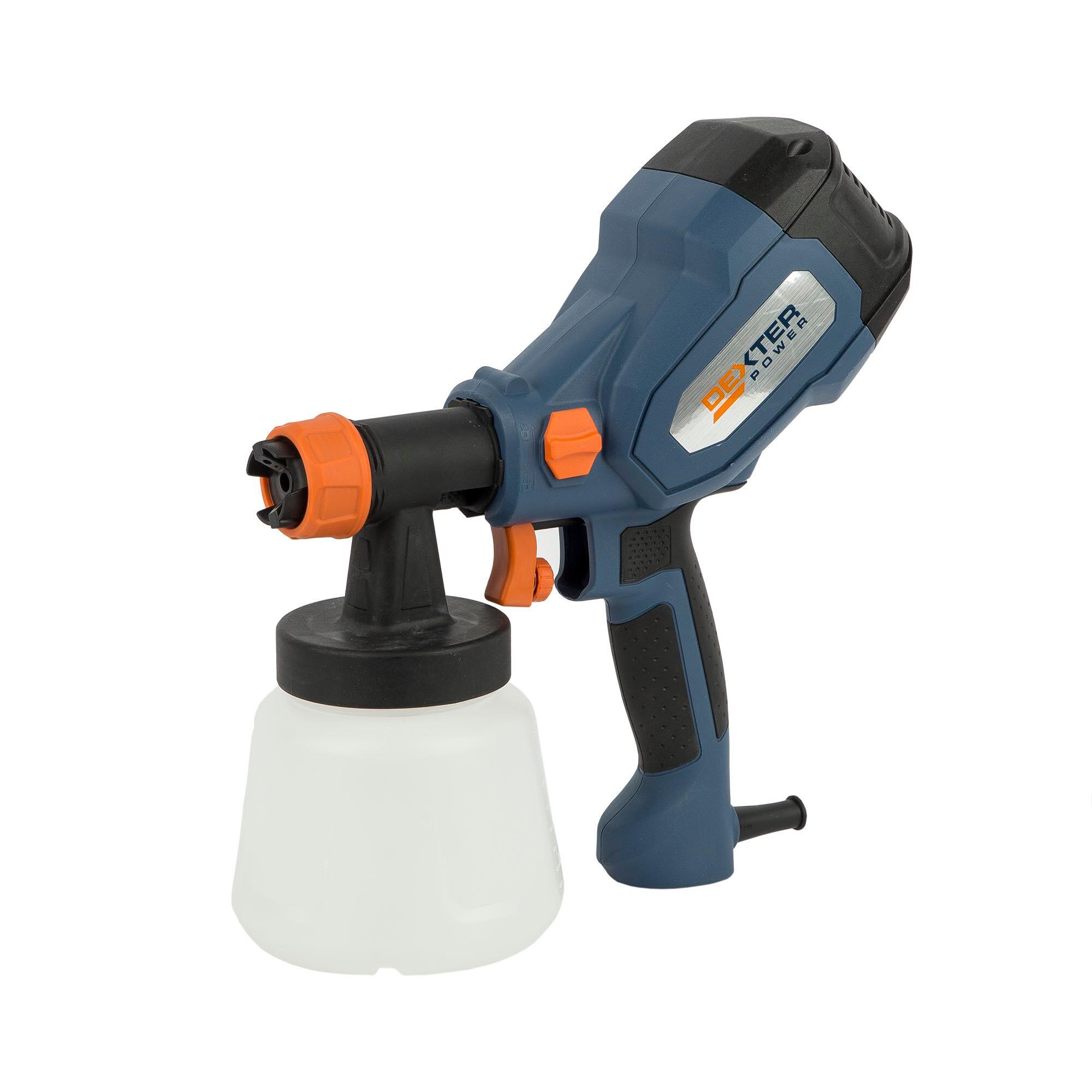 Pistol de vopsit Dexter Power, 400 W, 0.9 L, 700 ml/min, vas