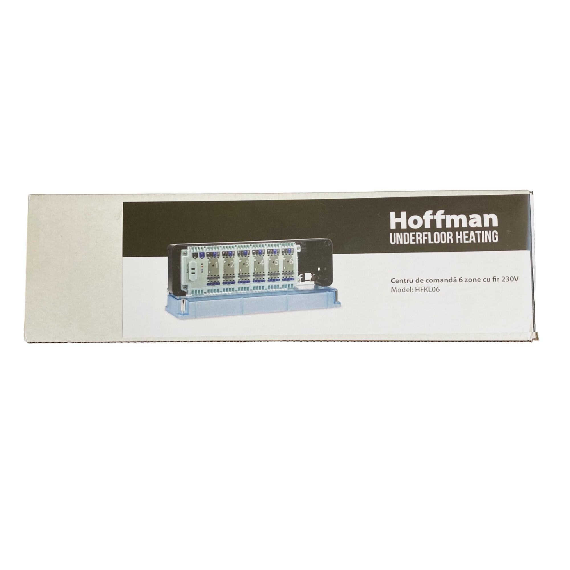 Centru de comanda cu fir HFKL06, 6 zone, 230 V, Hoffman