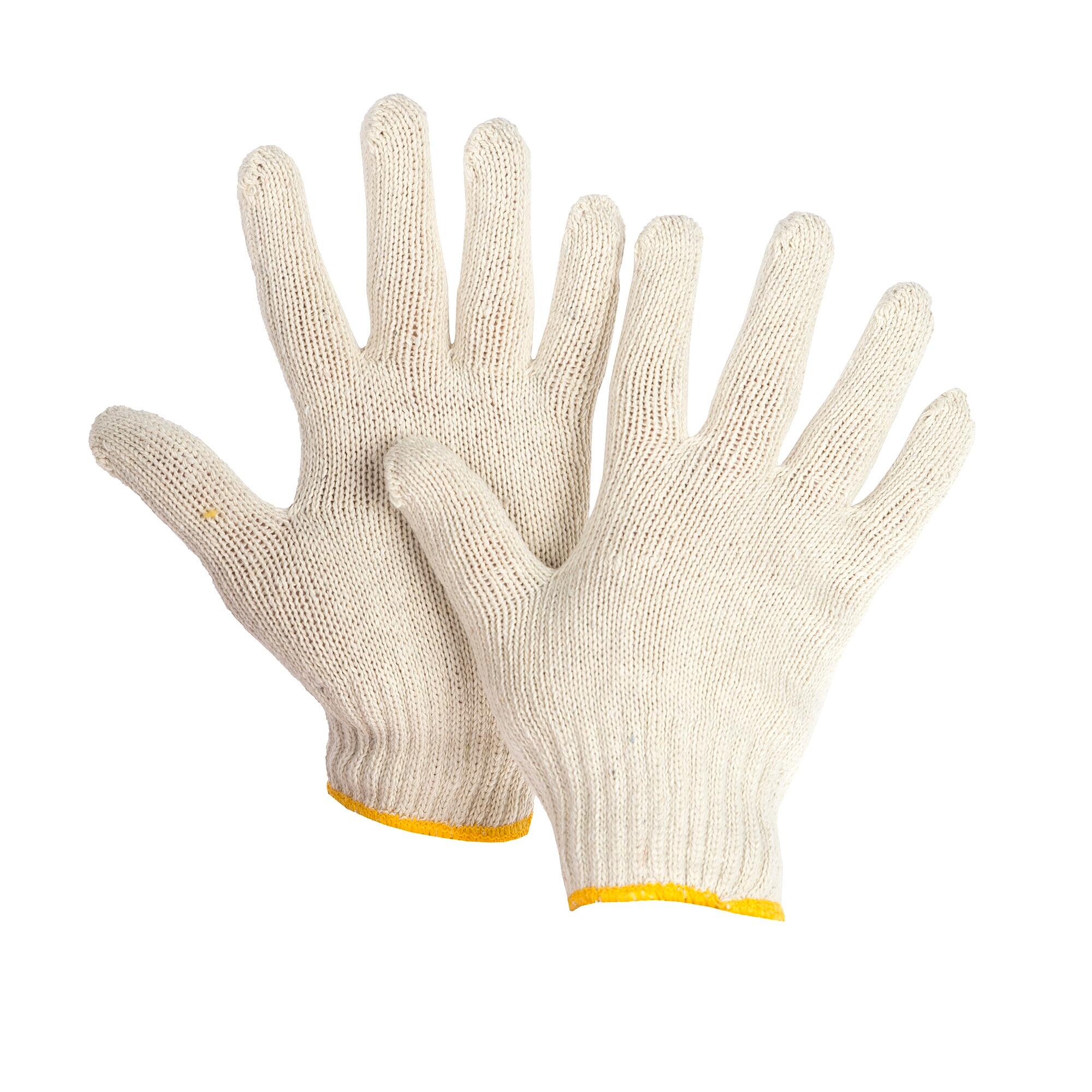 Manusi protectie, textil, marimea 8 (M), albe