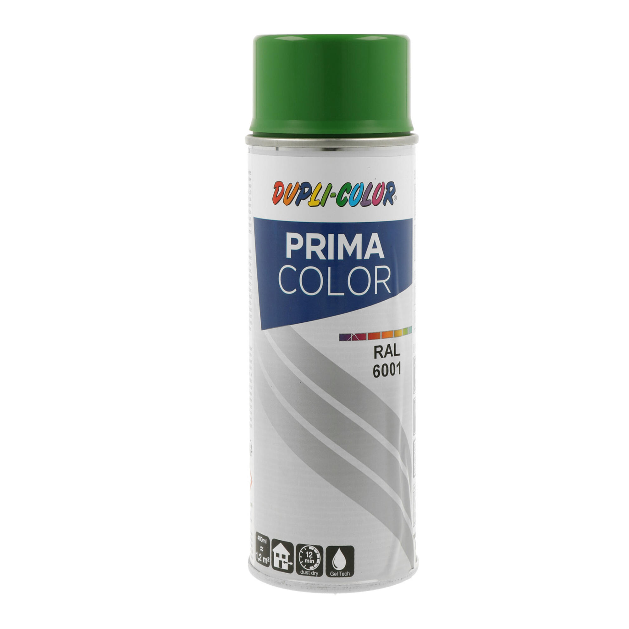 Vopsea spray Prima, decorativa, verde smarald RAL6001, lucios, 400 ml