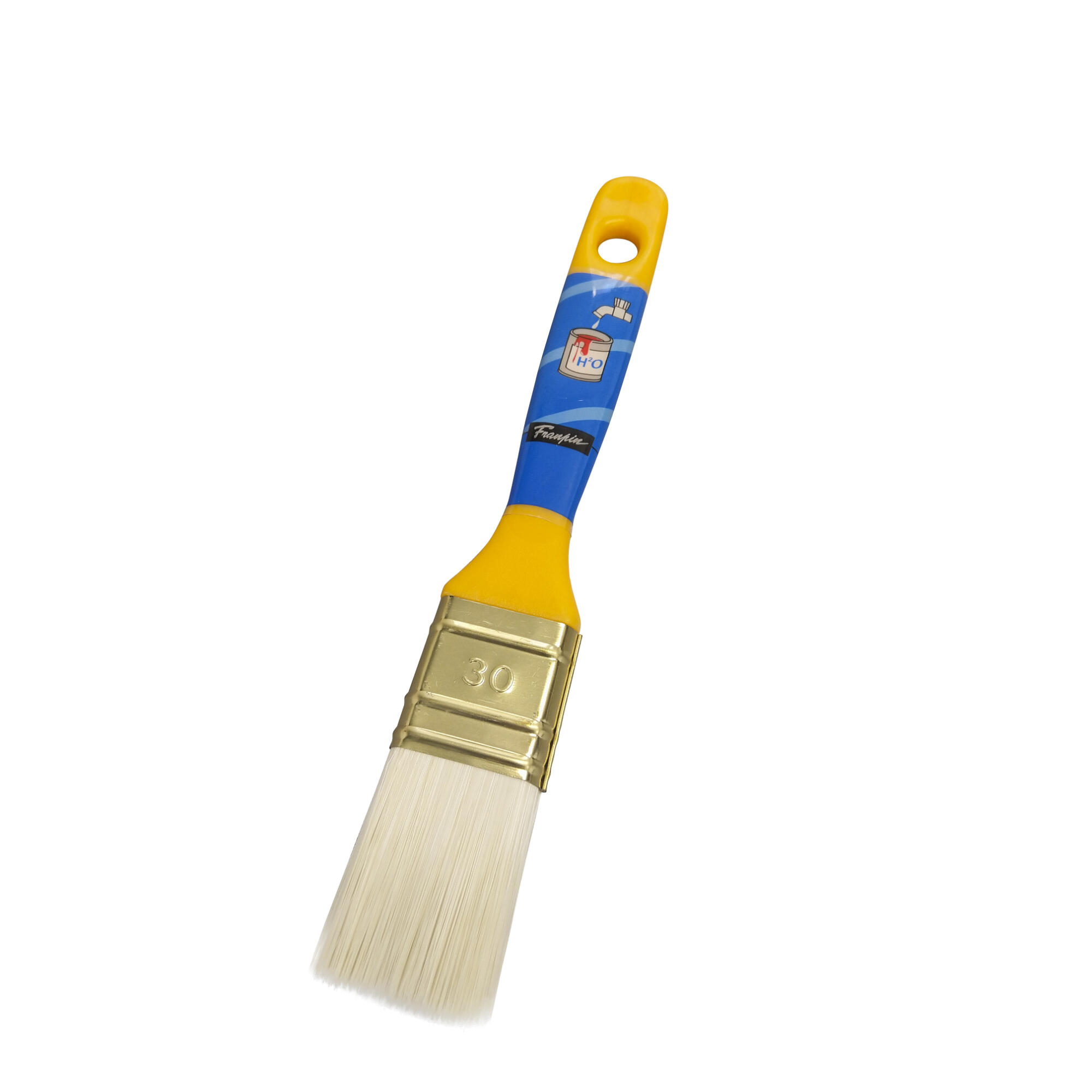 Pensula plata Nespoli FillPro, pentru vopsea acrilica, latime 30 mm, maner plastic